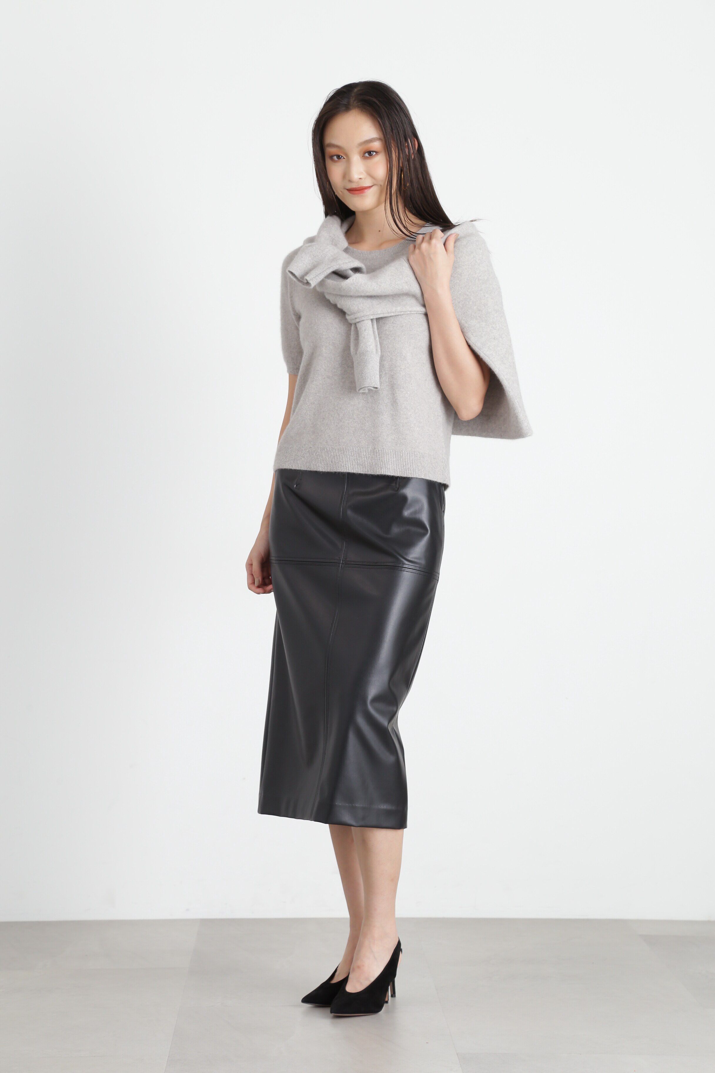  「◆クルーパフスリーブプルオーバー」|ニット・セーター|