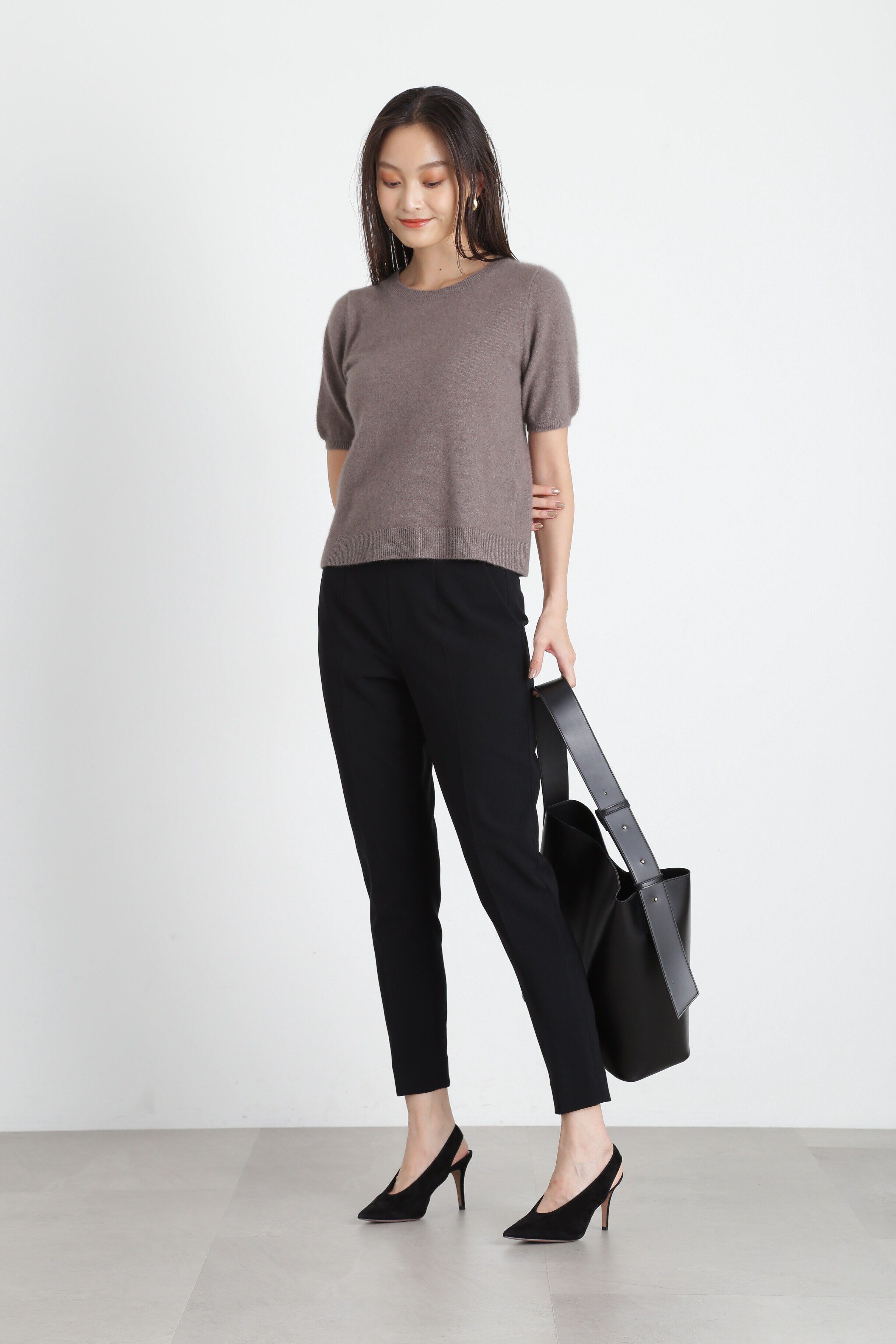  「◆クルーパフスリーブプルオーバー」|ニット・セーター|