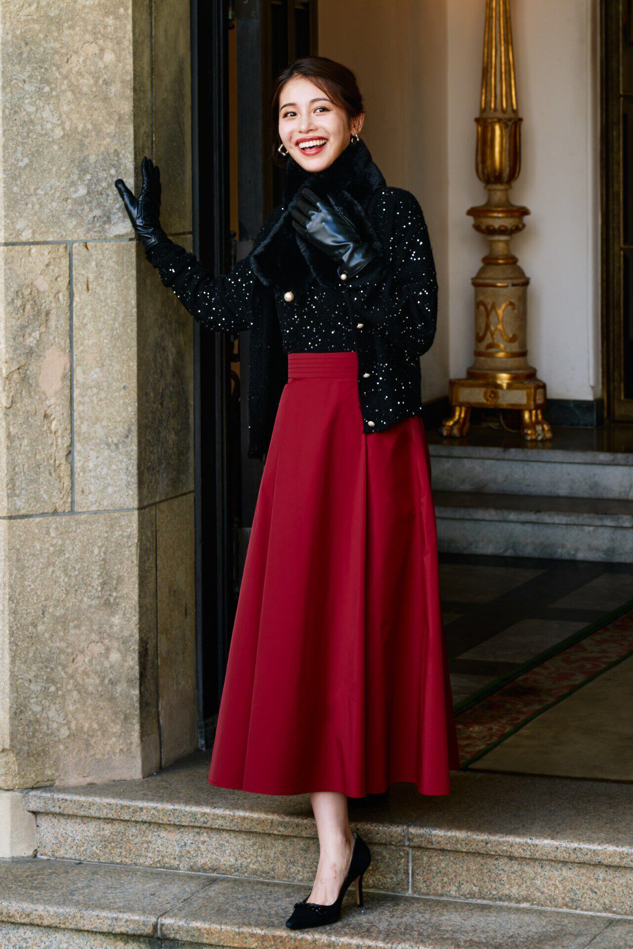  「◆スパンコールニットカーディガン」|その他|