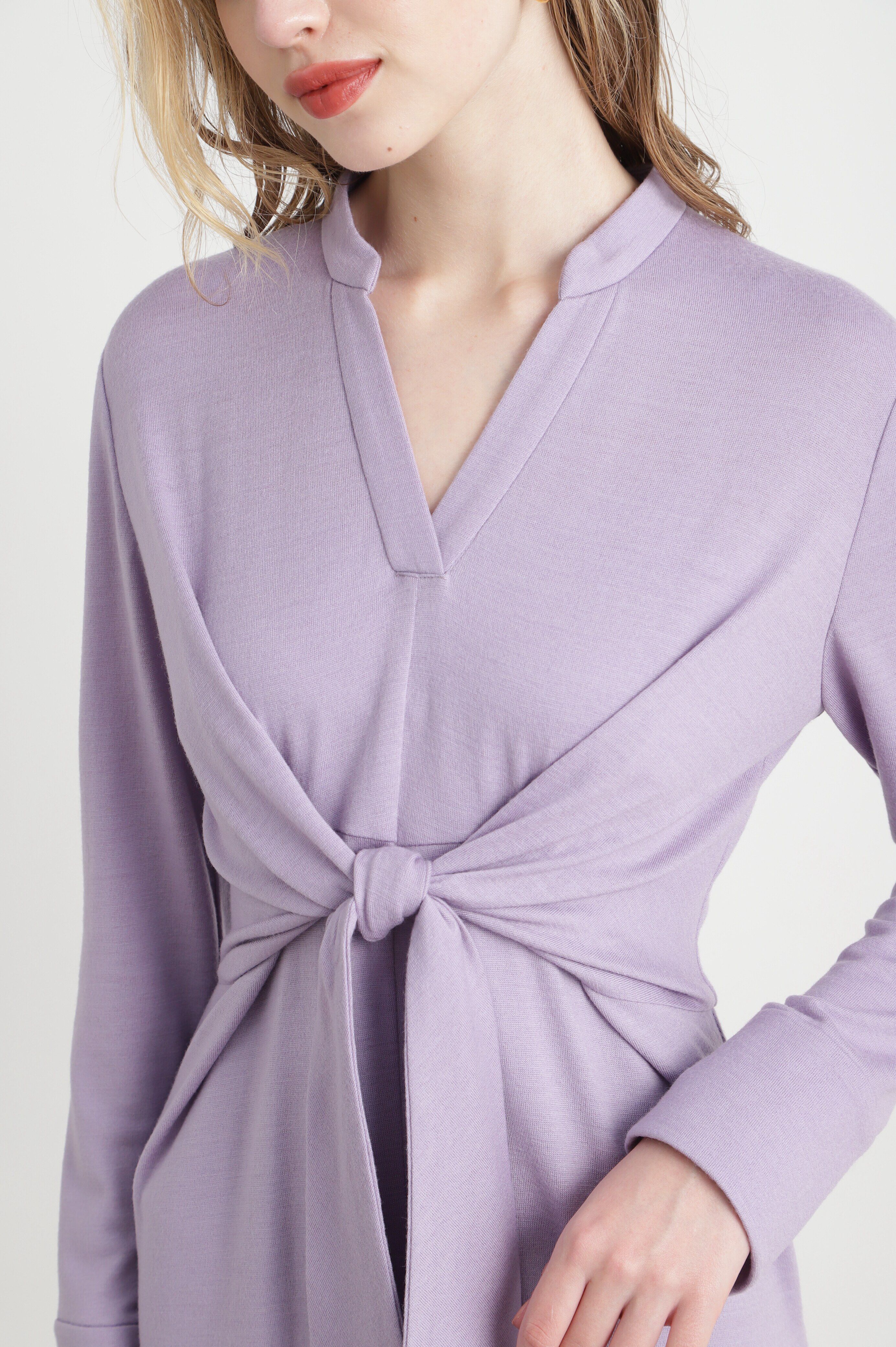  「◆ウエストリボンジャージワンピース」|ワンピース|