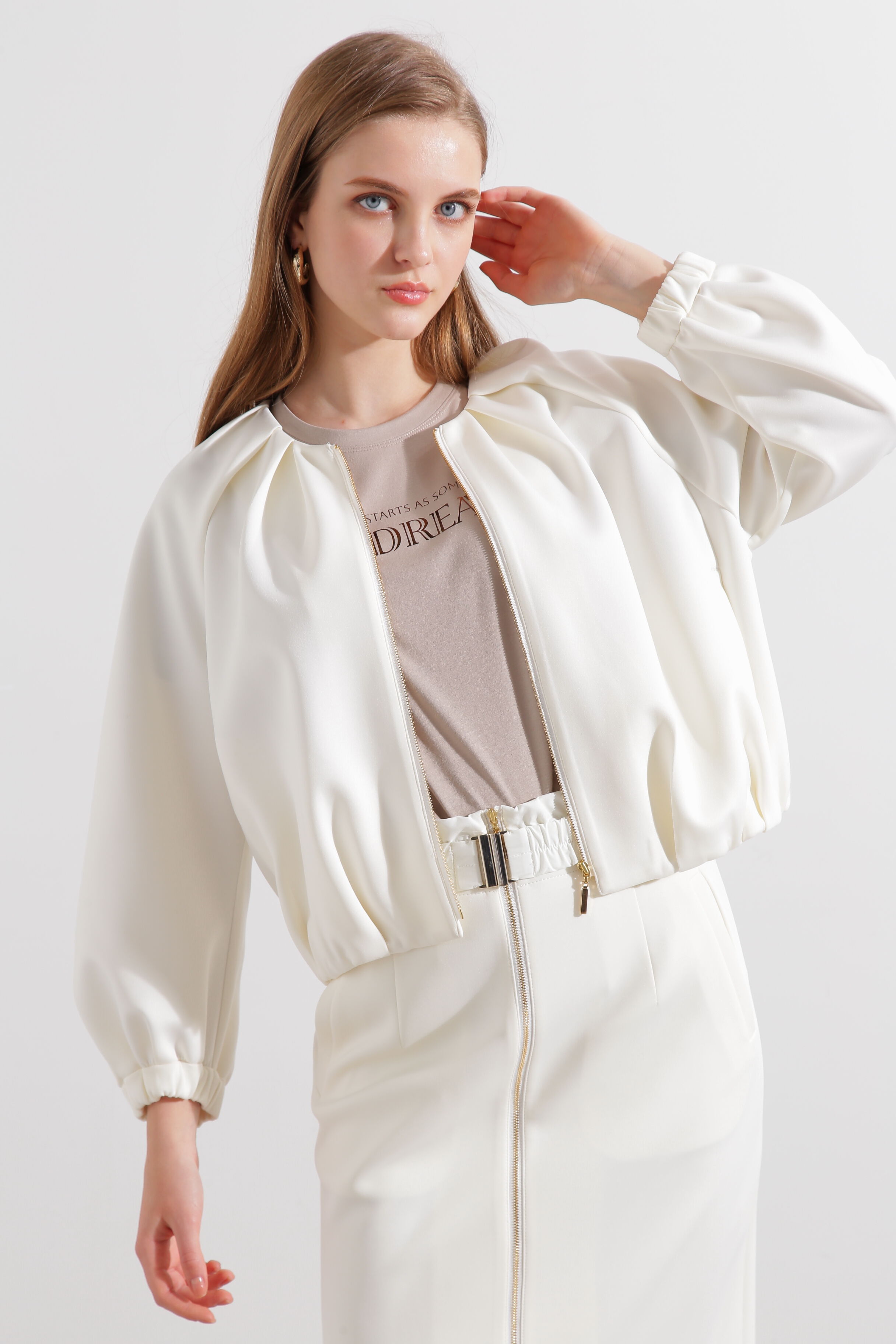  「◆ダンボールノーカラーブルゾン」|その他|