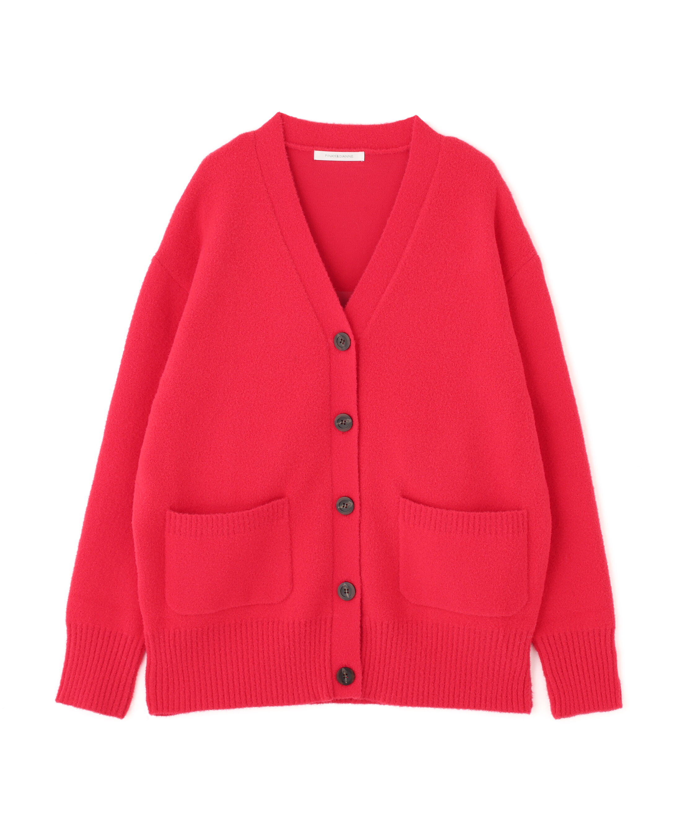  「◆［WEB限定色 ピンク］フェザーヤーンオーバーカーディガン」|その他|