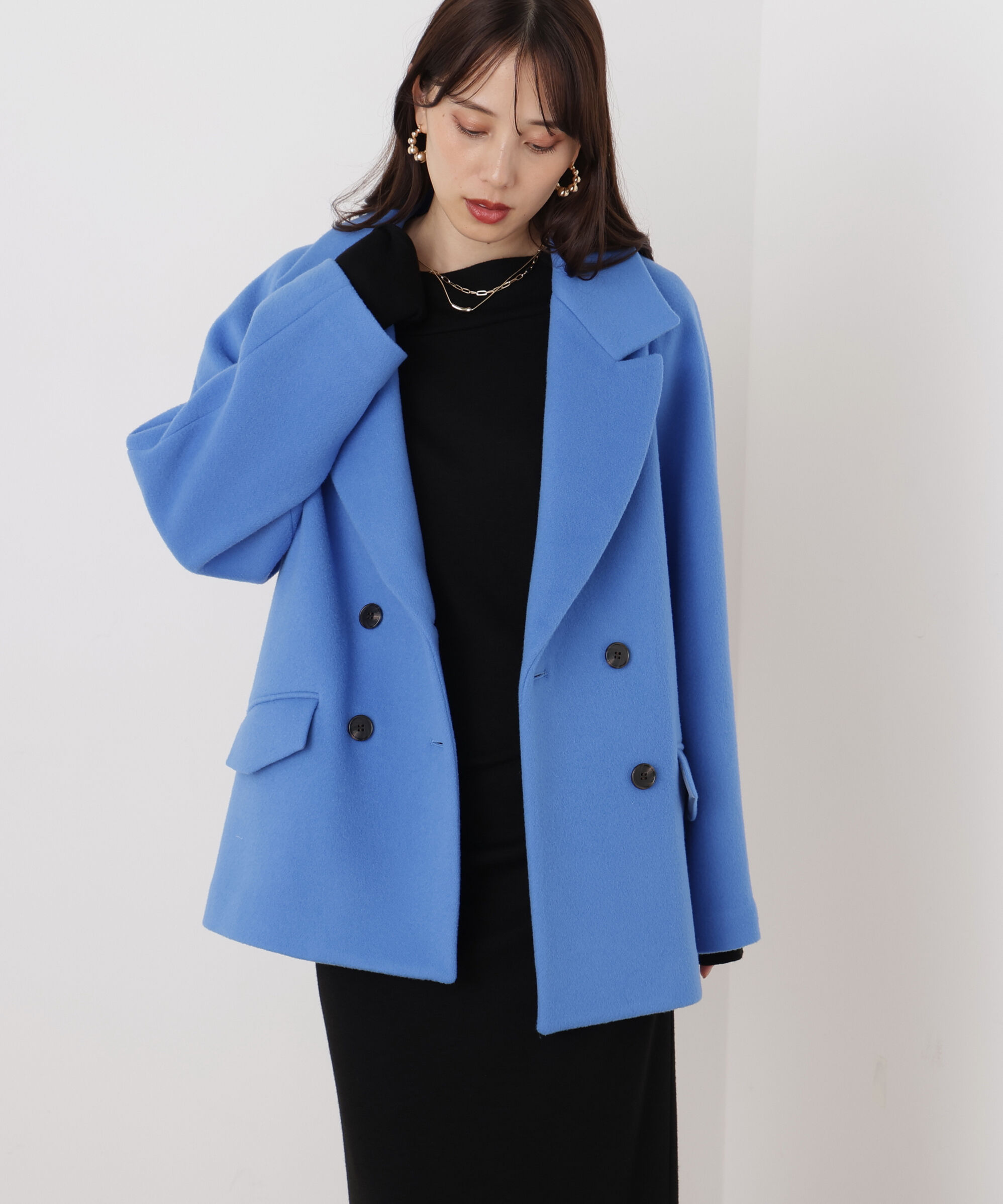  「◆ダブルブレストショートコート」|その他|