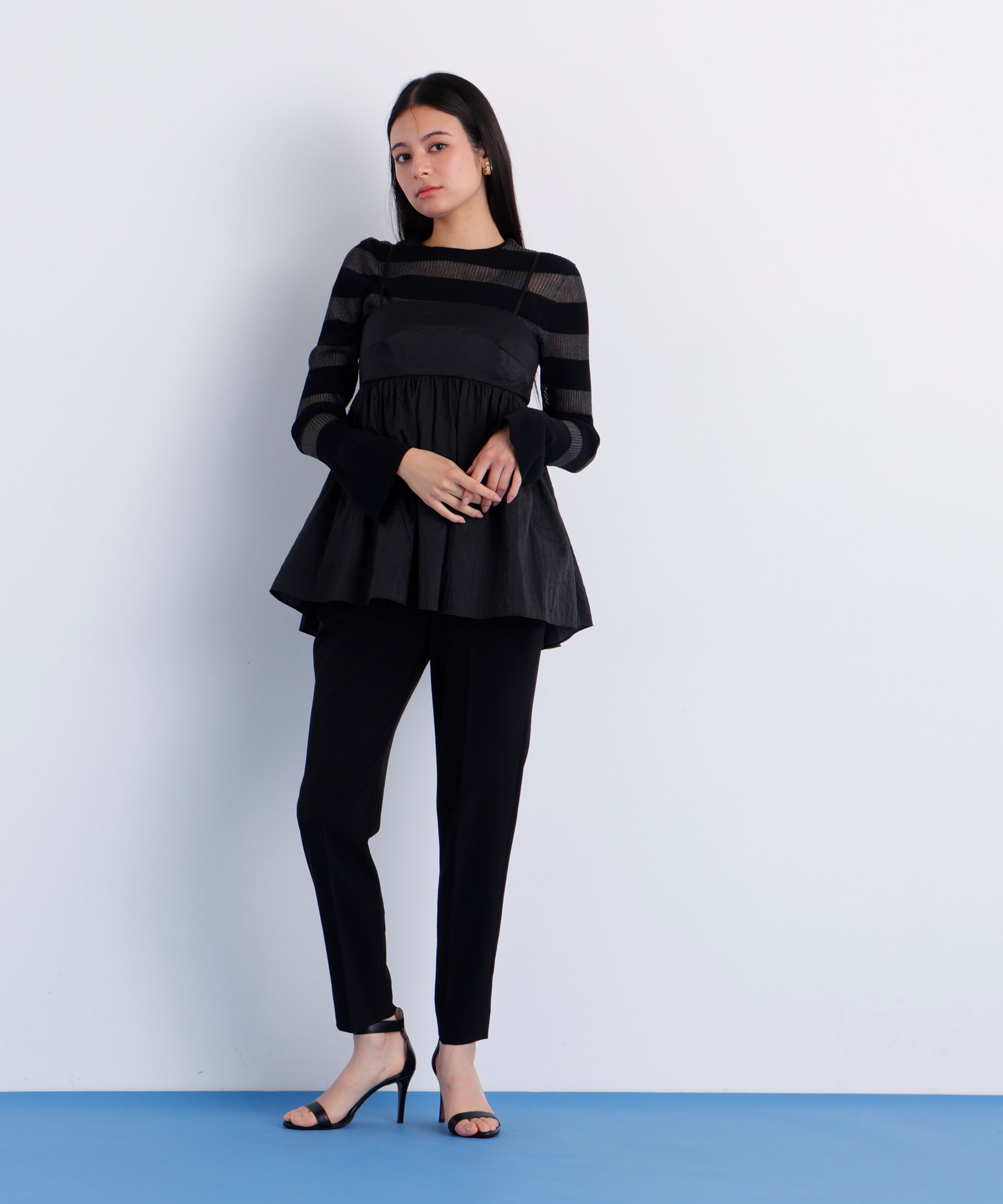  「［美香さん着用］リブシアーボーダーカーディガン」|その他|