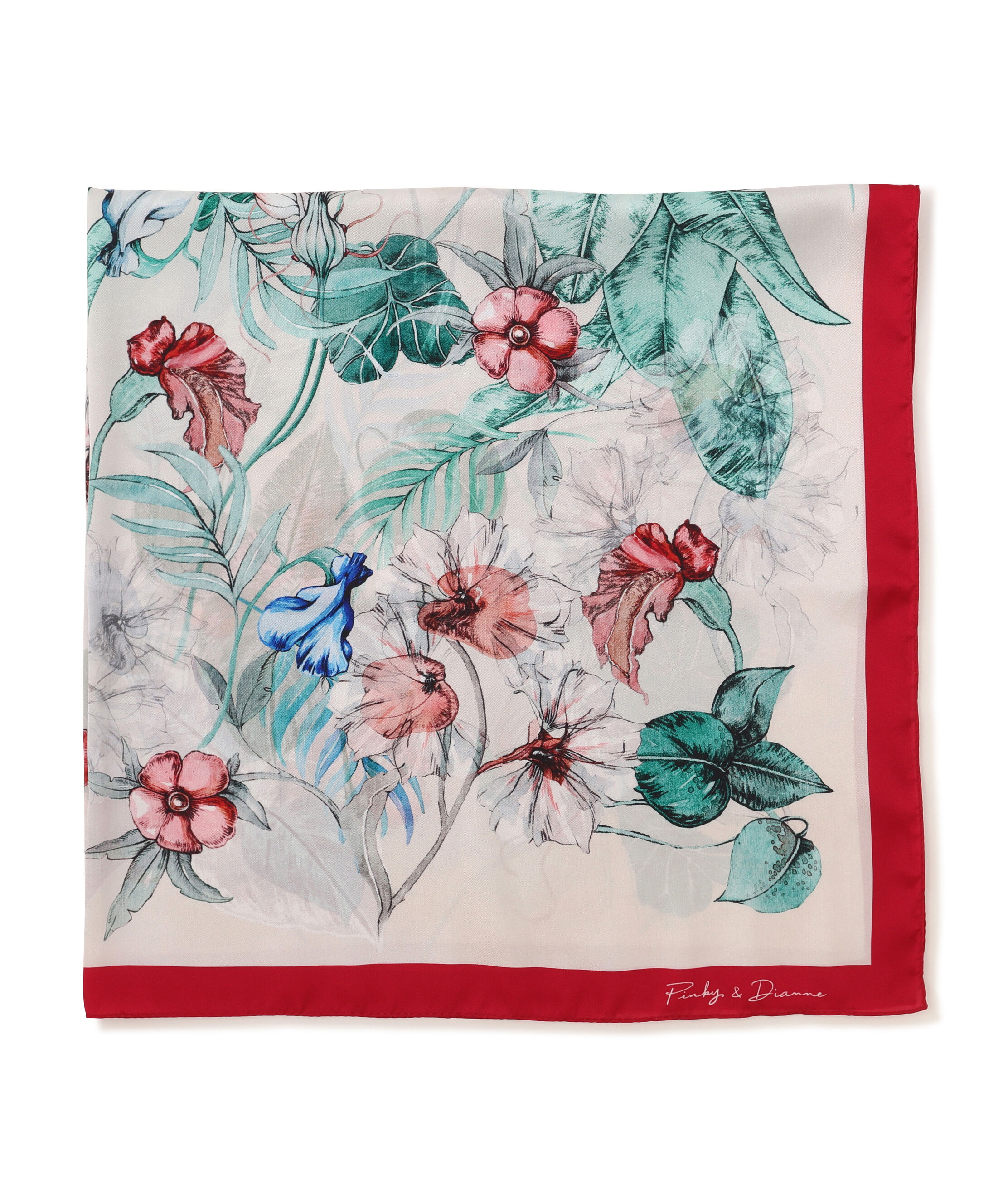  「ボタニカルアートプリントスカーフ」|バンダナ・スカーフ|