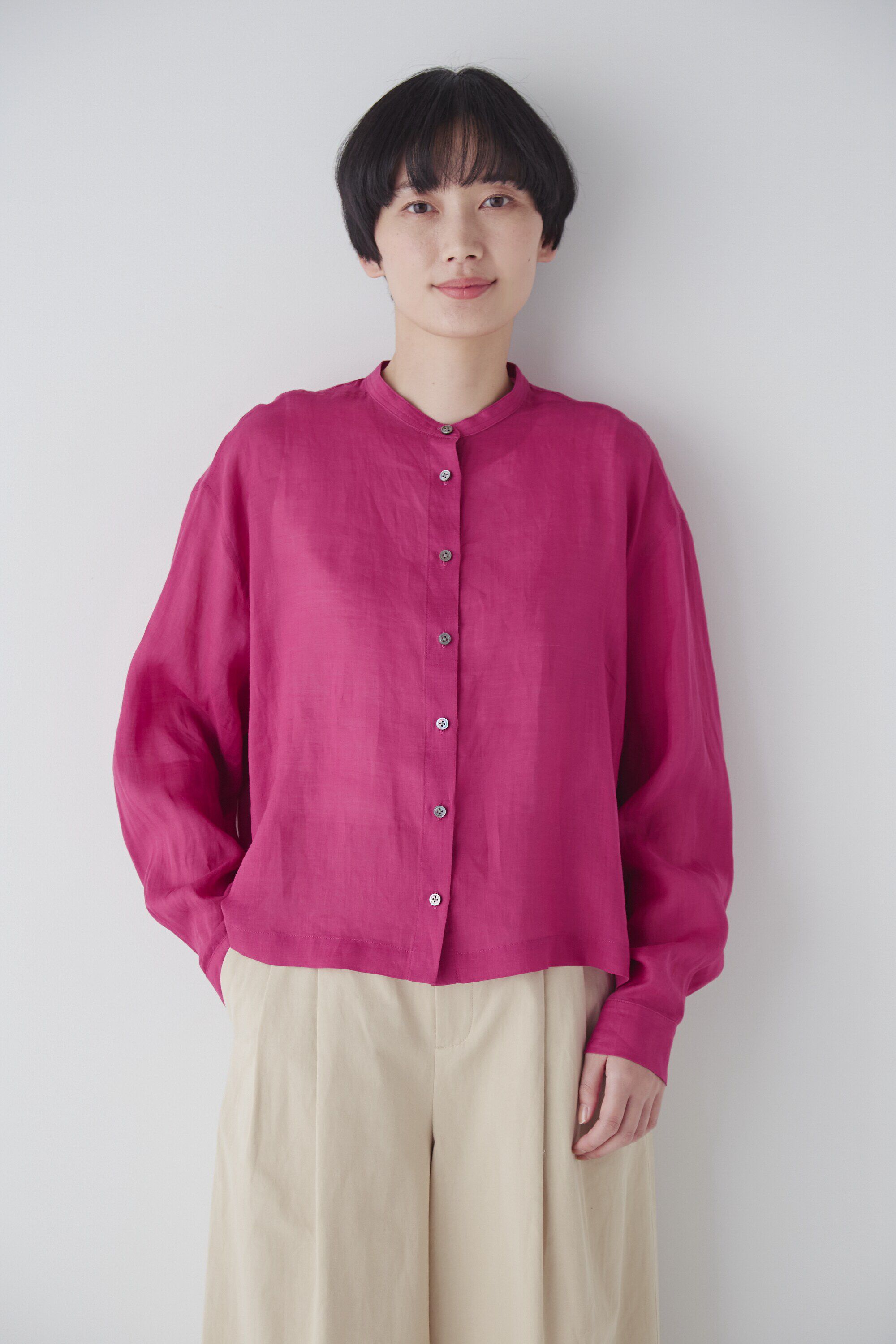  「◆１６０／１ラミーブラウス」|シャツ・ブラウス|