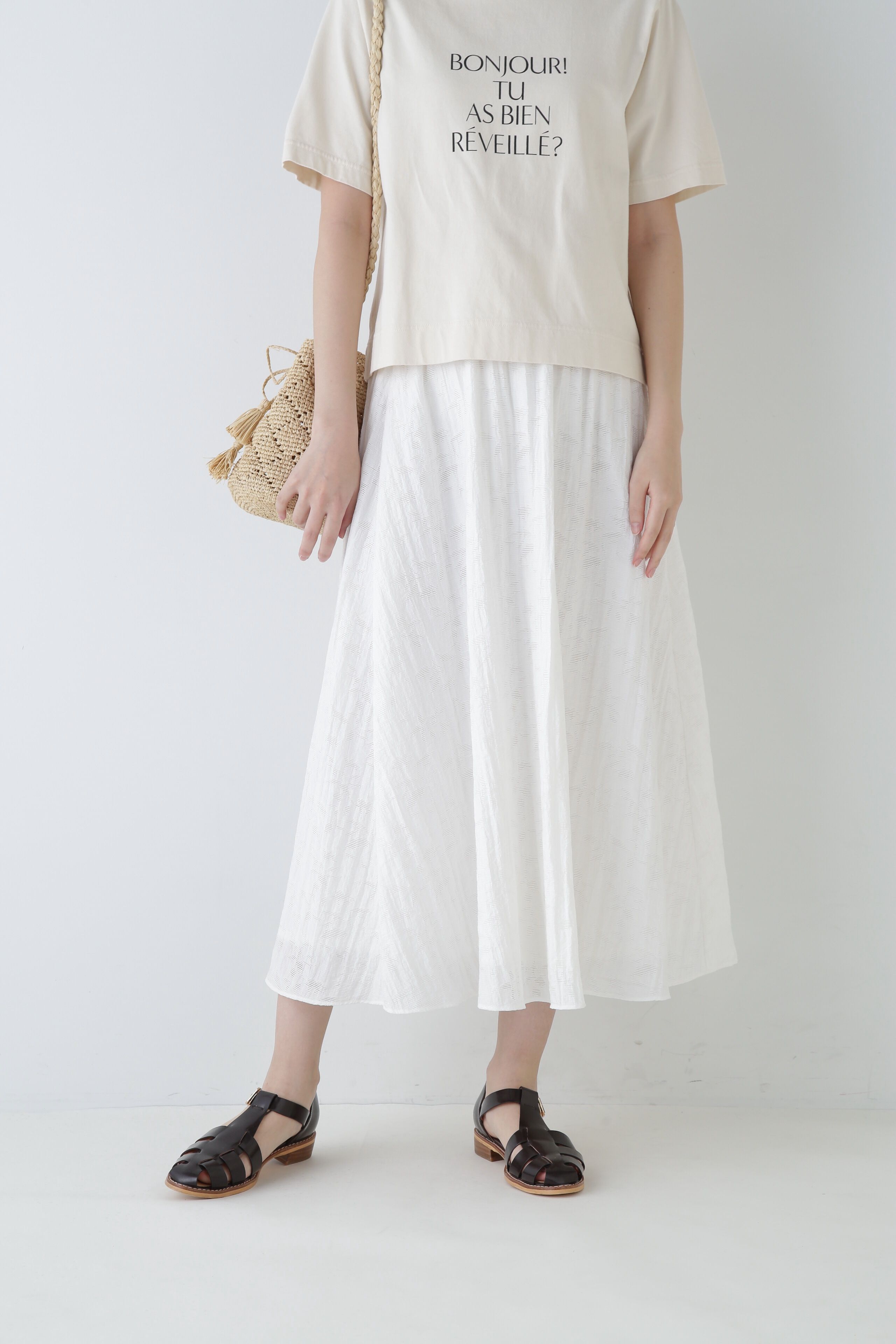  「◆インドジャカードスカート」|スカート|ホワイト