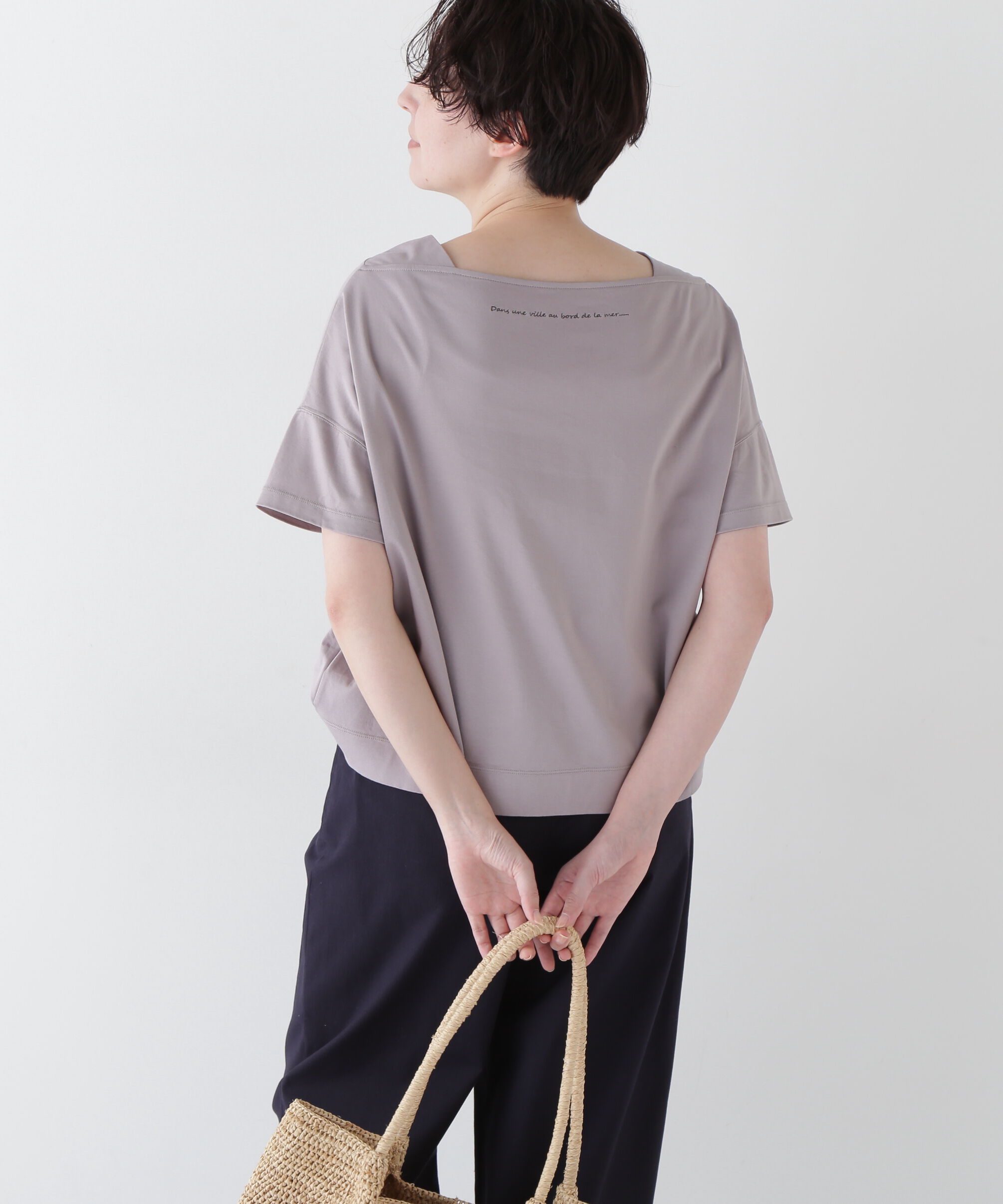  「◆【汗ジミ軽減】バック刺繍ロゴプルオーバー」|Tシャツ・カットソー|