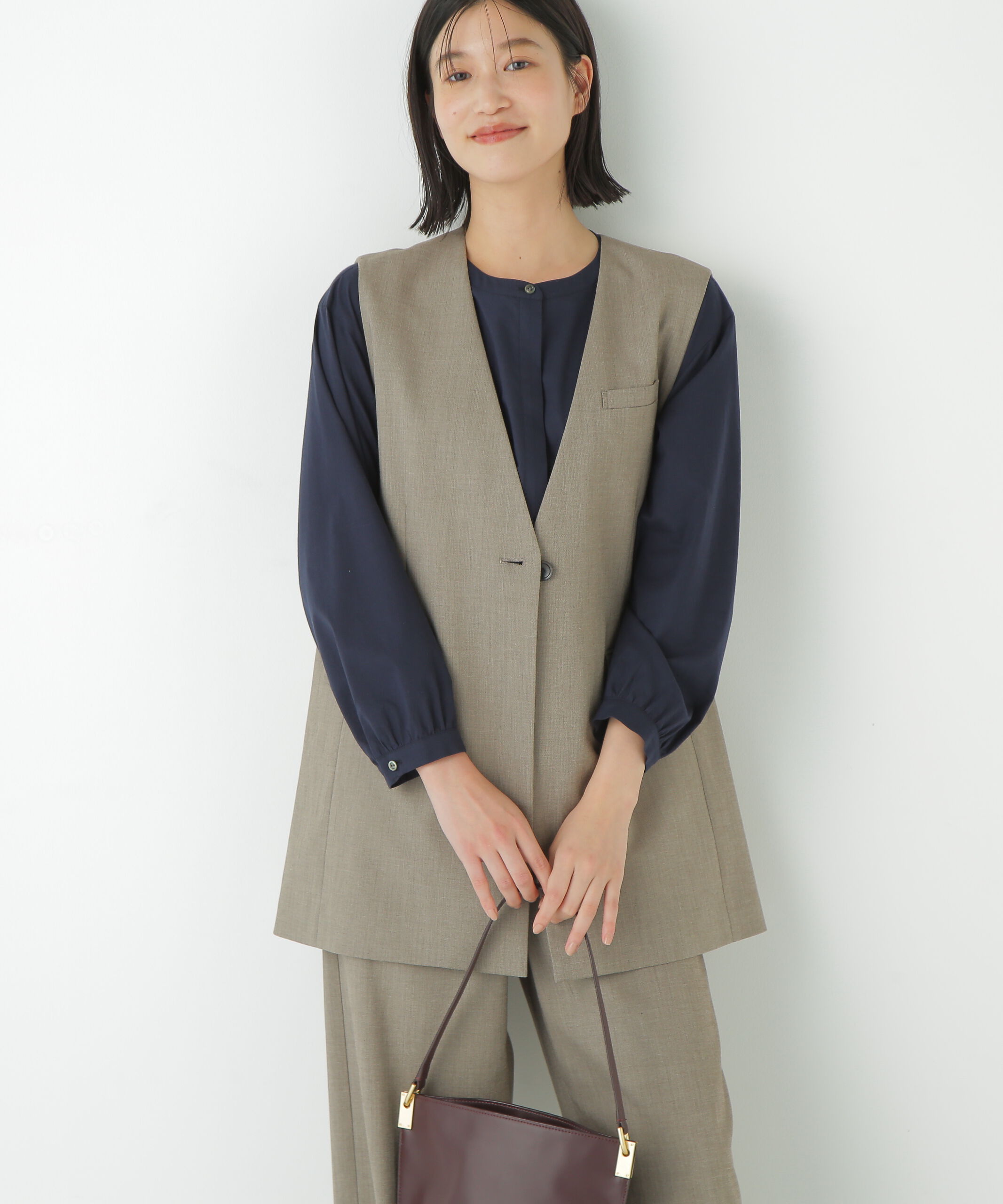  「◆強撚シャークスキンノーカラージレ」|その他|