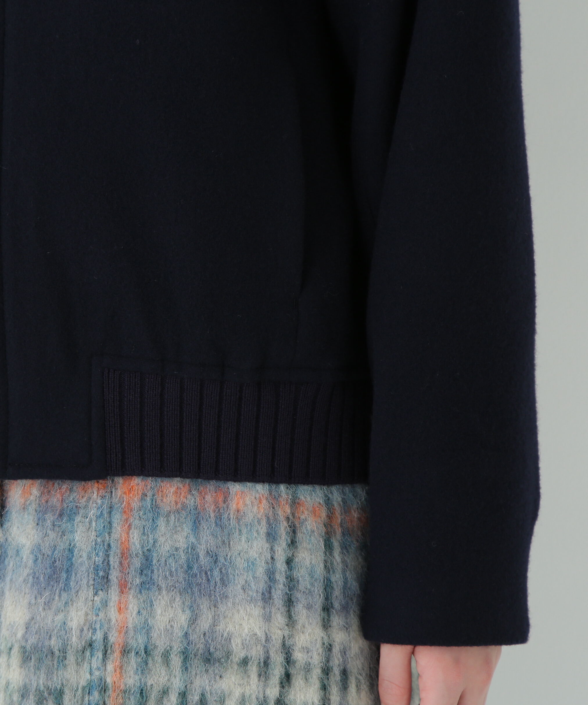  「Ｗメルトンショートジップブルゾン」|ブルゾン・スタジャン|