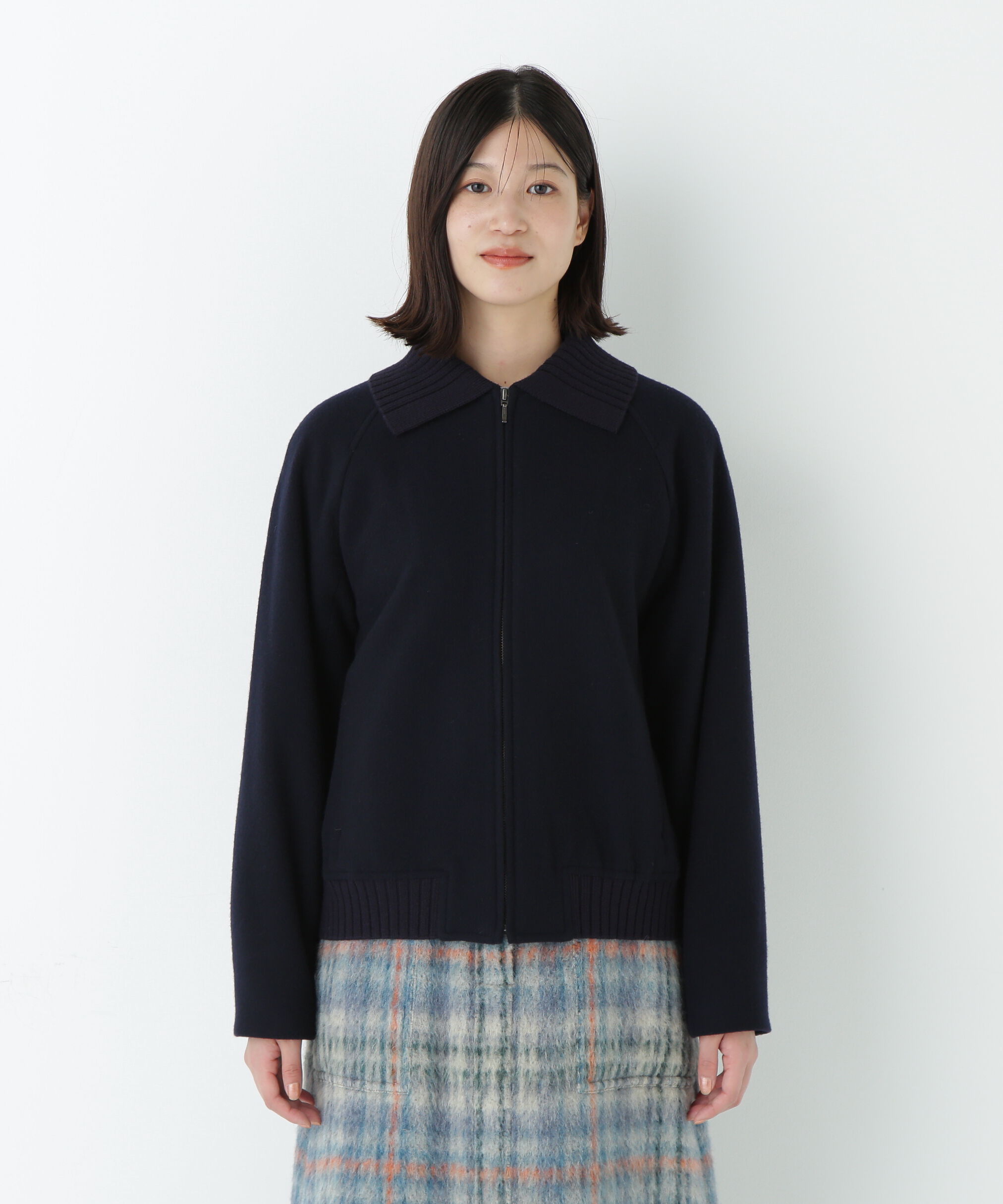  「Ｗメルトンショートジップブルゾン」|ブルゾン・スタジャン|