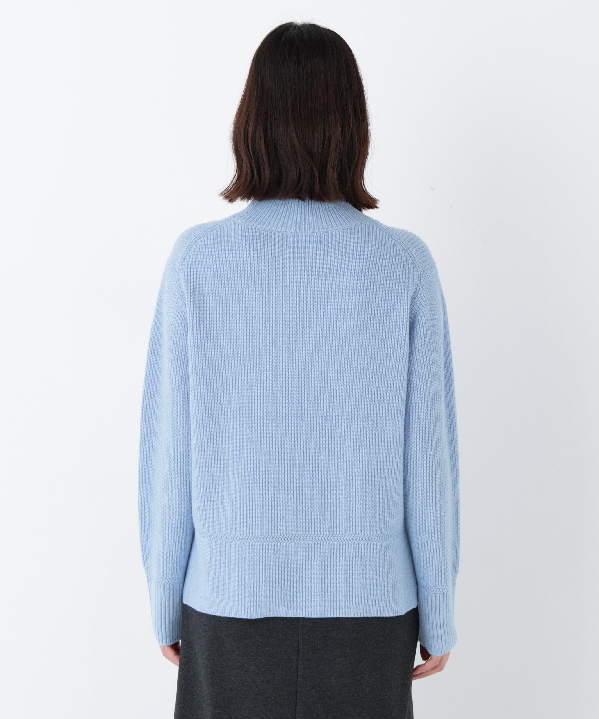  「◆ウールハイネック片畦プルオーバー」|ニット・セーター|