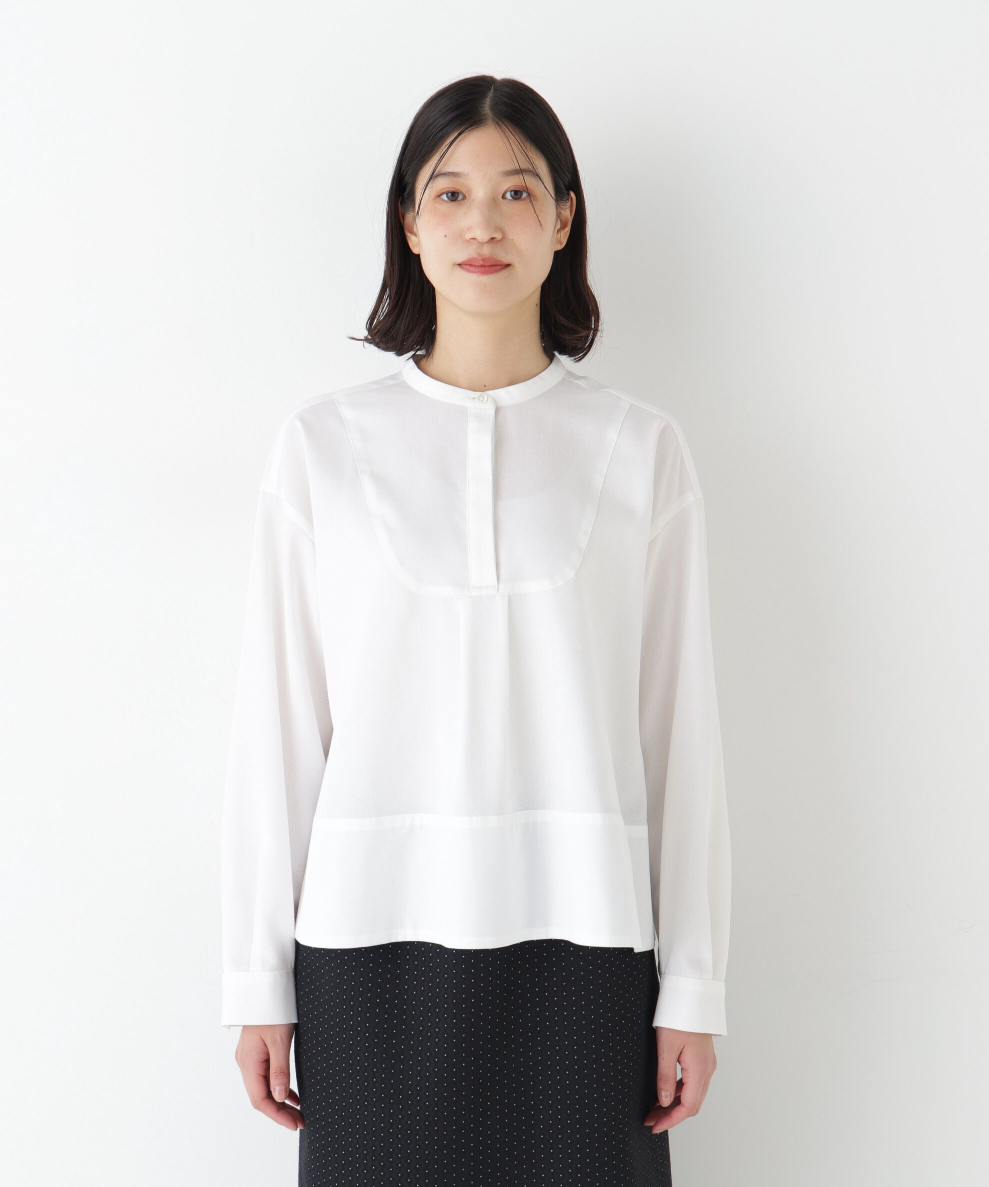  「◆アイスコットンドビーシャツ」|シャツ・ブラウス|