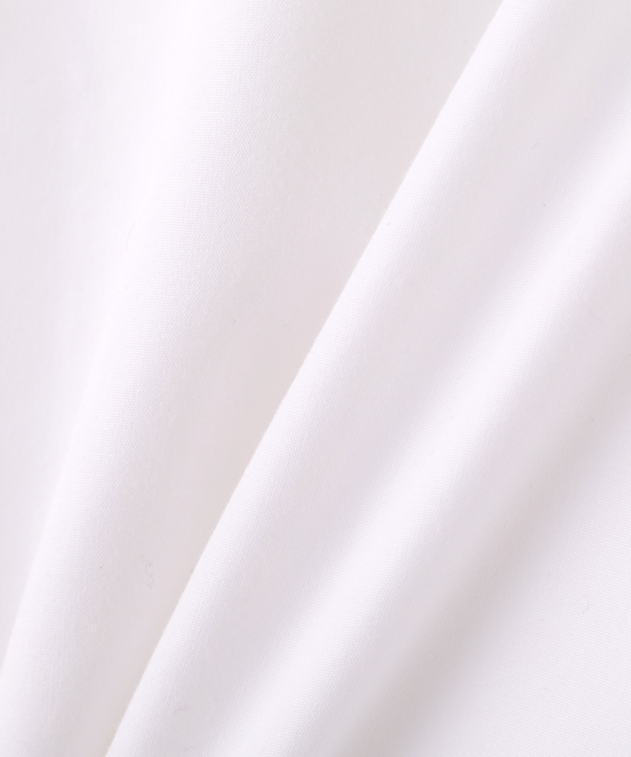  「◆《ウォッシャブル》綿ポリエステル先染ノーカラーブラウス」|シャツ・ブラウス|