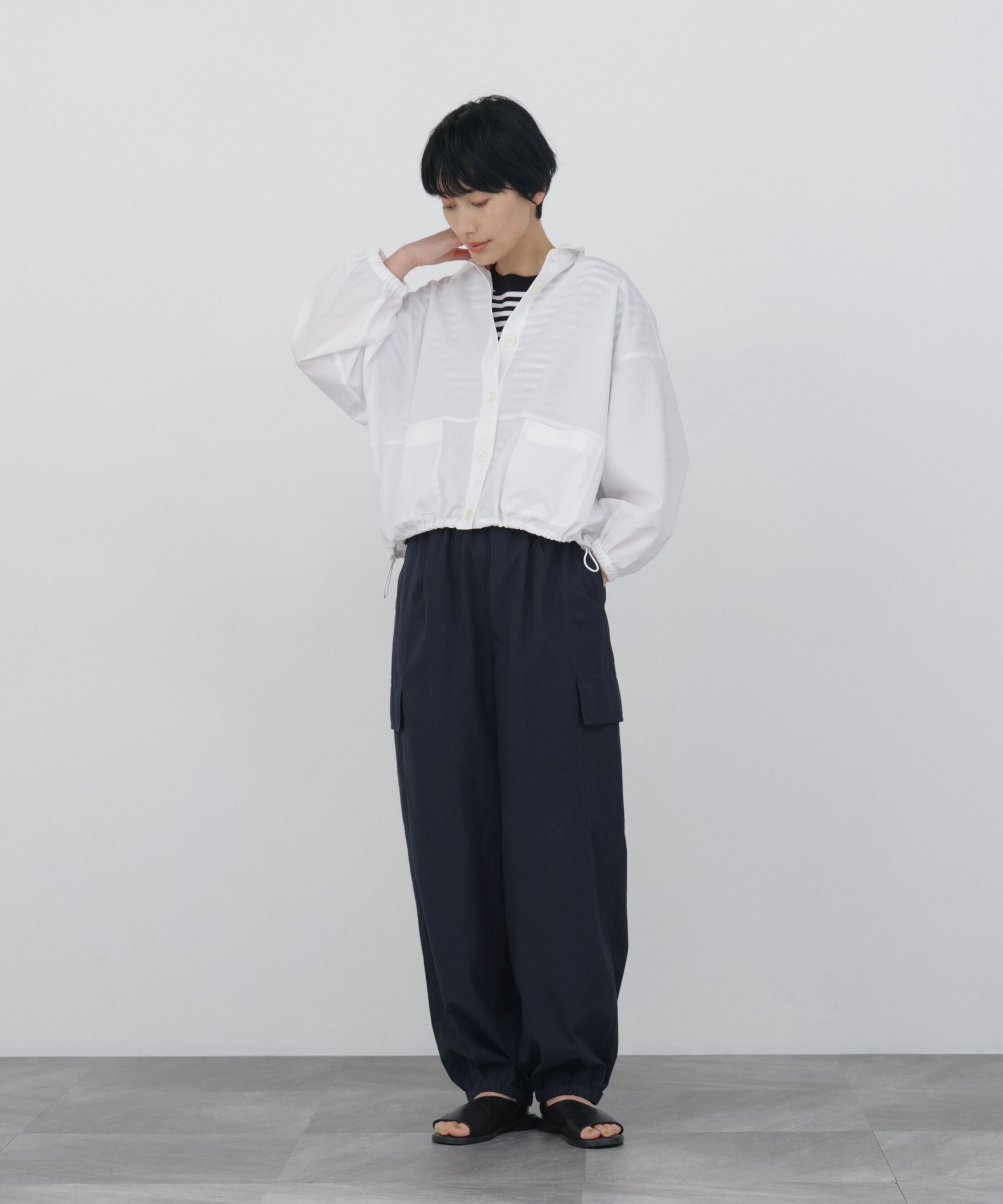  「◆サッカーシャツ羽織」|シャツ・ブラウス|