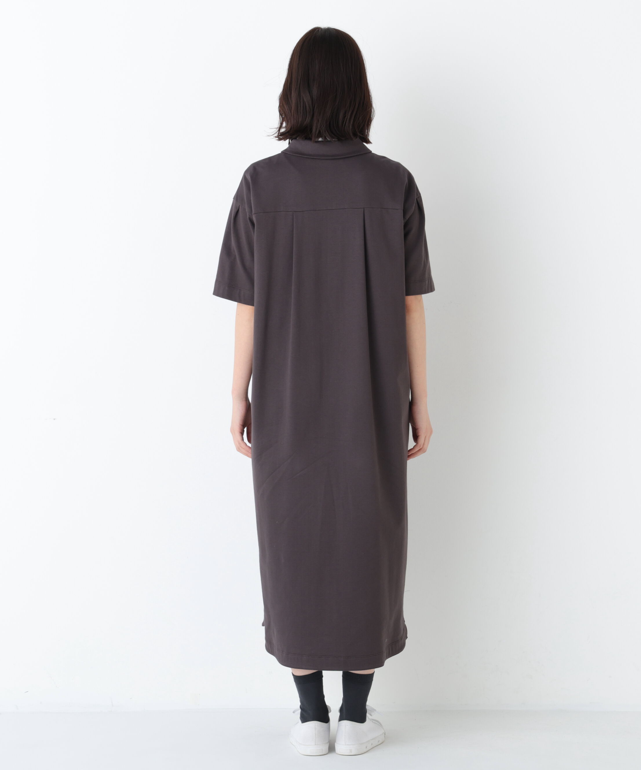  「◆ハーフジップカットソーワンピース」|ワンピース|