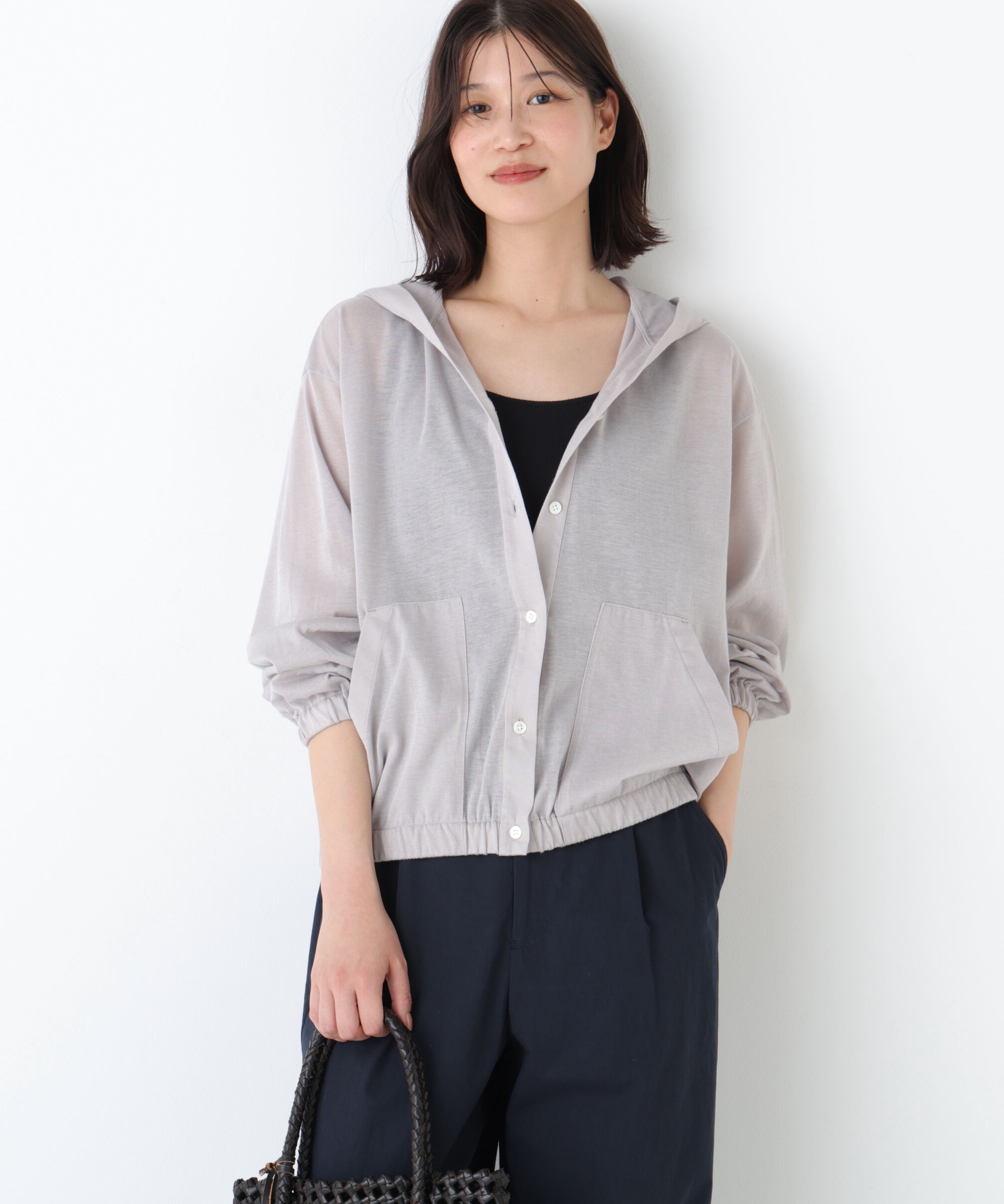  「◆シアー天竺フーディーハオリ」|Tシャツ・カットソー|