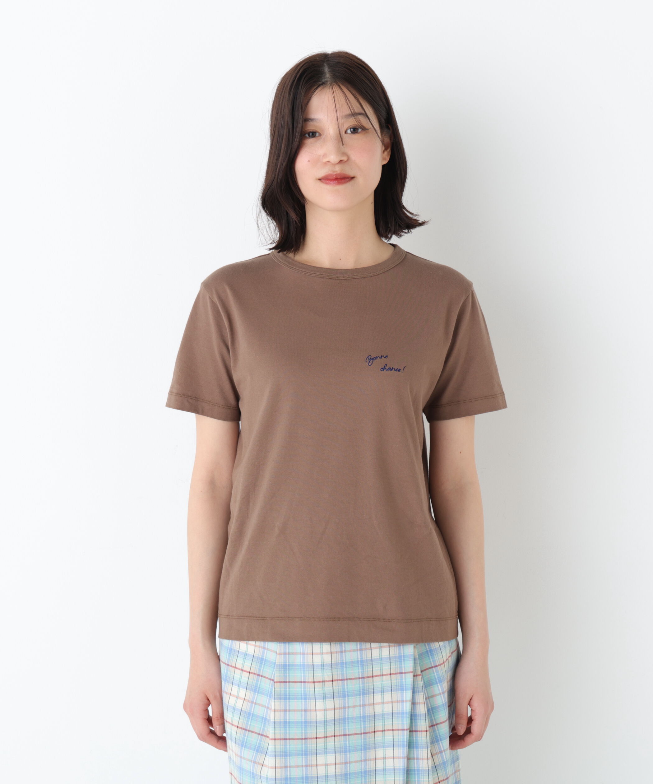  「◆Ｂｏｎｎｅ　ｃｈａｎｃｅ　刺繍ロゴＴシャツ」|Tシャツ・カットソー|