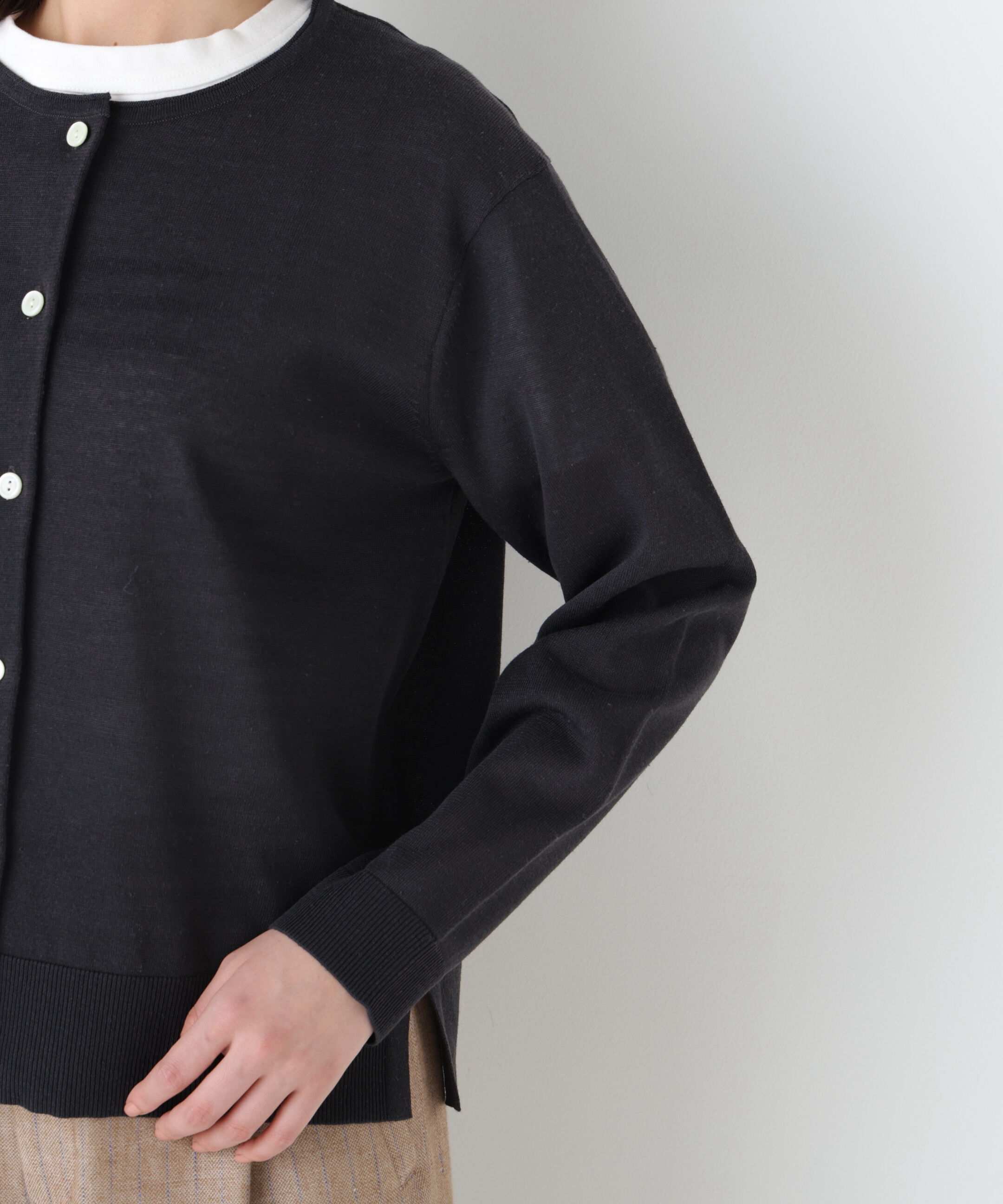  「◆クルーネックニットカーディガン」|ニット・セーター|