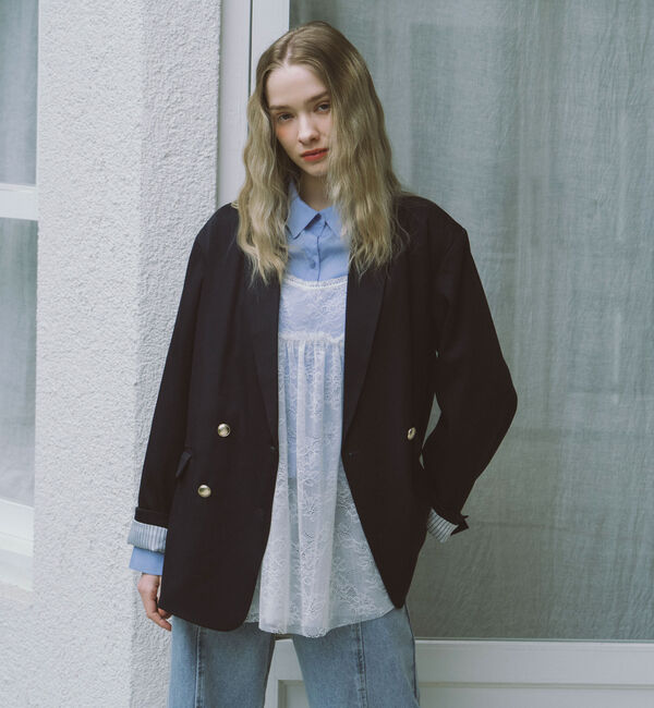 archives「金釦オーバーショルダーテーラードジャケット」|テーラードジャケット|