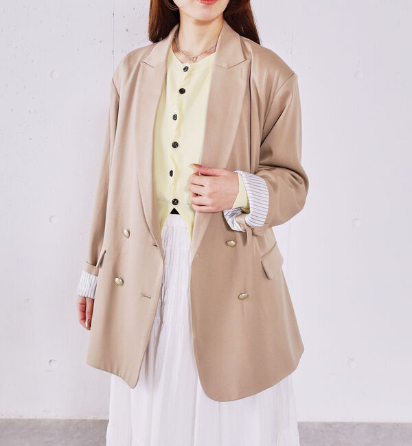 archives「金釦オーバーショルダーテーラードジャケット」|テーラードジャケット|BEIGE