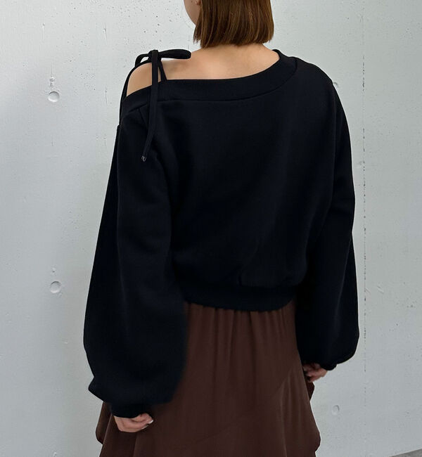 archives「肩リボンワンショルスウェット／」|Tシャツ・カットソー|