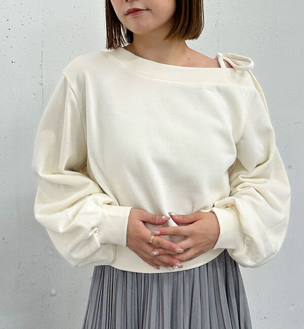 archives「肩リボンワンショルスウェット／」|Tシャツ・カットソー|