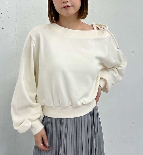 archives「肩リボンワンショルスウェット／」|Tシャツ・カットソー|