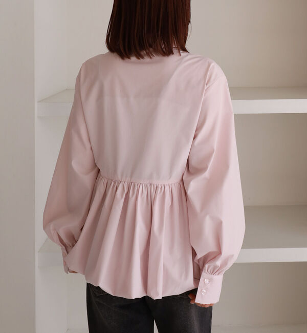 archives「【ＯＮかわ】バルーンペプラムシャツ」|シャツ・ブラウス|