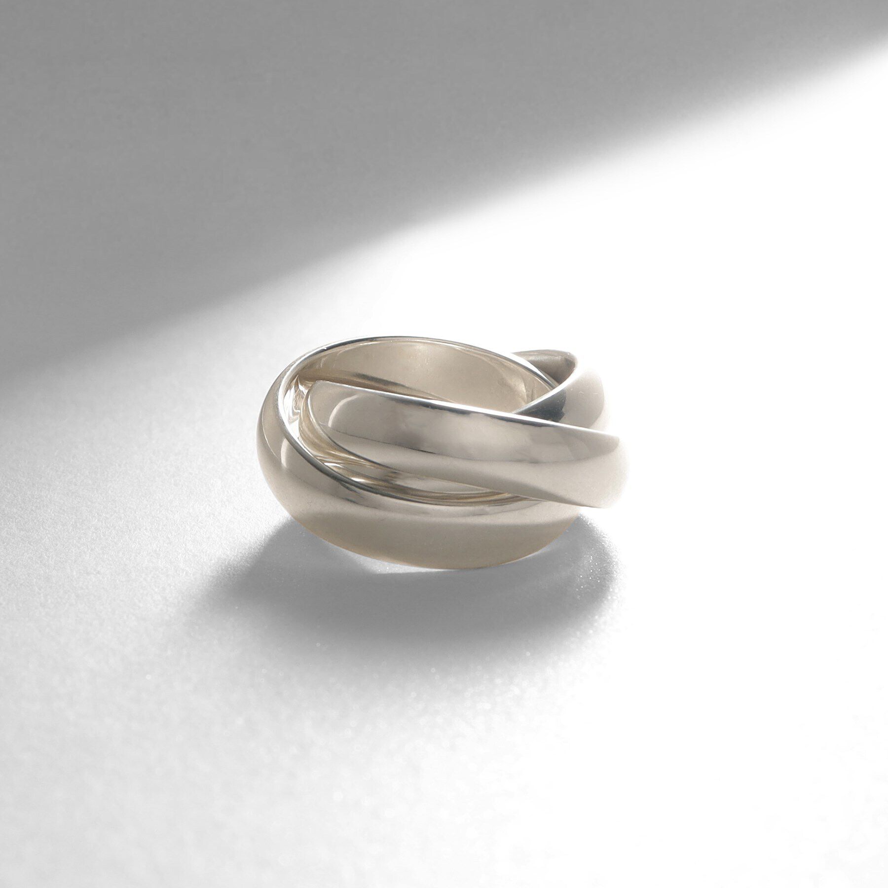 COCOSHNIK ONKITSCH「シルバー ボリュームリング ドームトリプル リング」|リング|