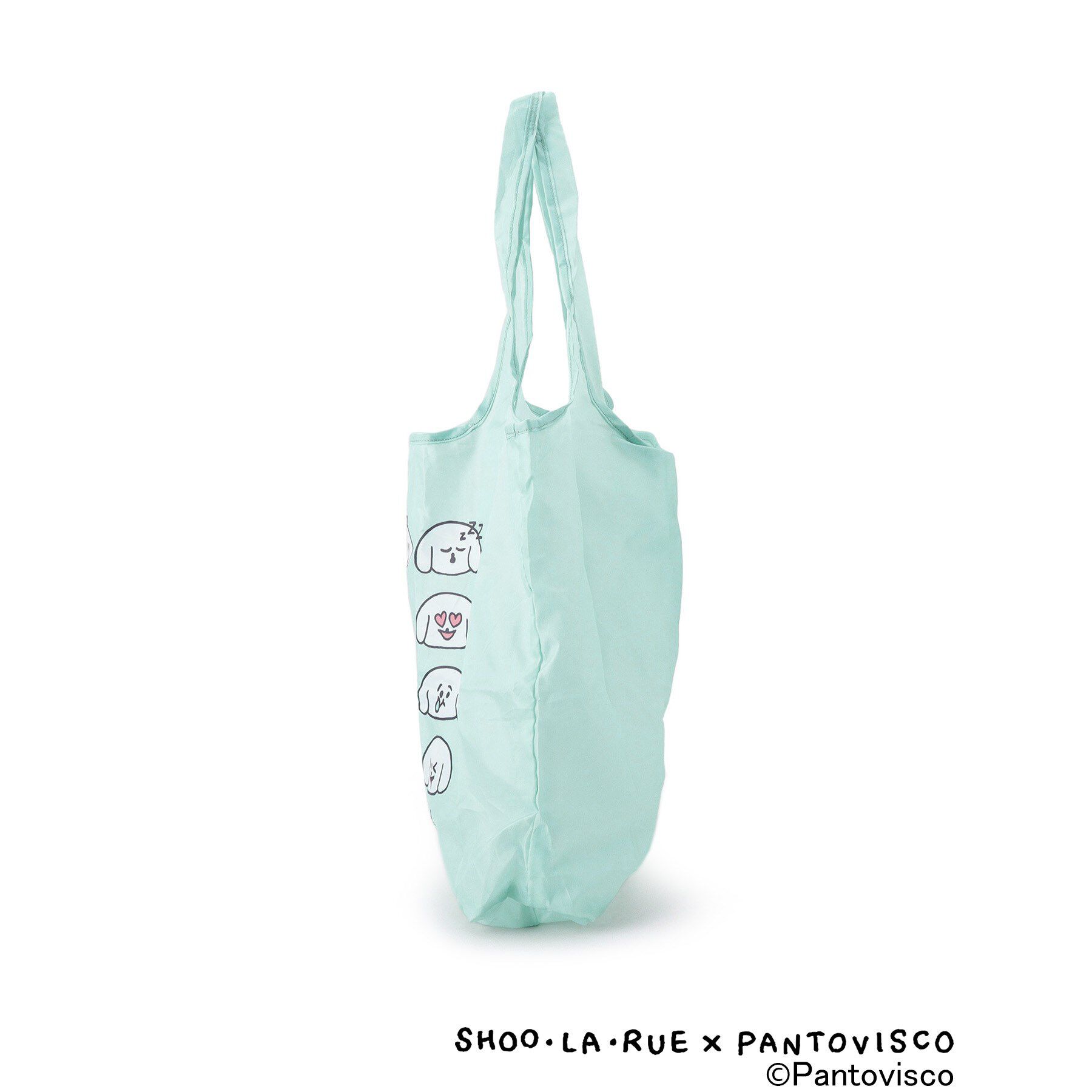 SHOO･LA･RUE「【パントビスコ／ぺろち】しまえるエコバッグ」|エコバッグ|