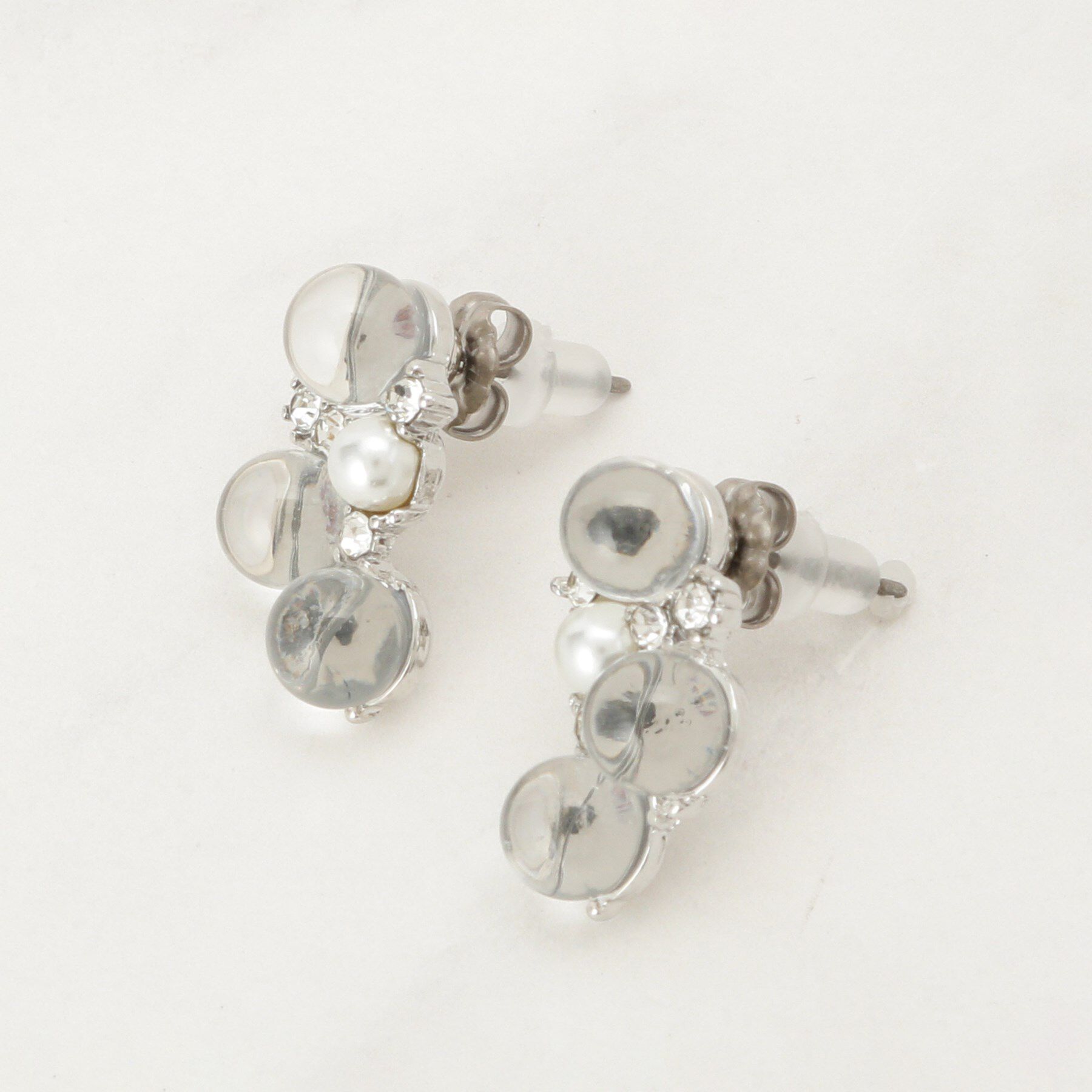 SHOO･LA･RUE「【セレモニー】選べる3デザイン アソートピアス」|ピアス|シルバー(306)