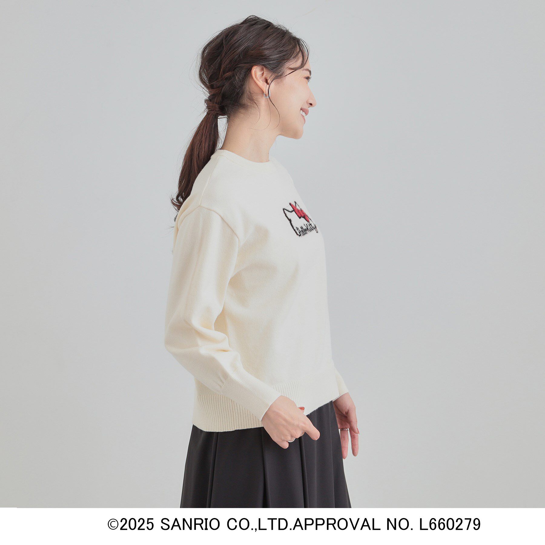 SHOO･LA･RUE「【HELLO KITTY コラボ】選べる6柄 スウェットライクニット」|ニット・セーター|