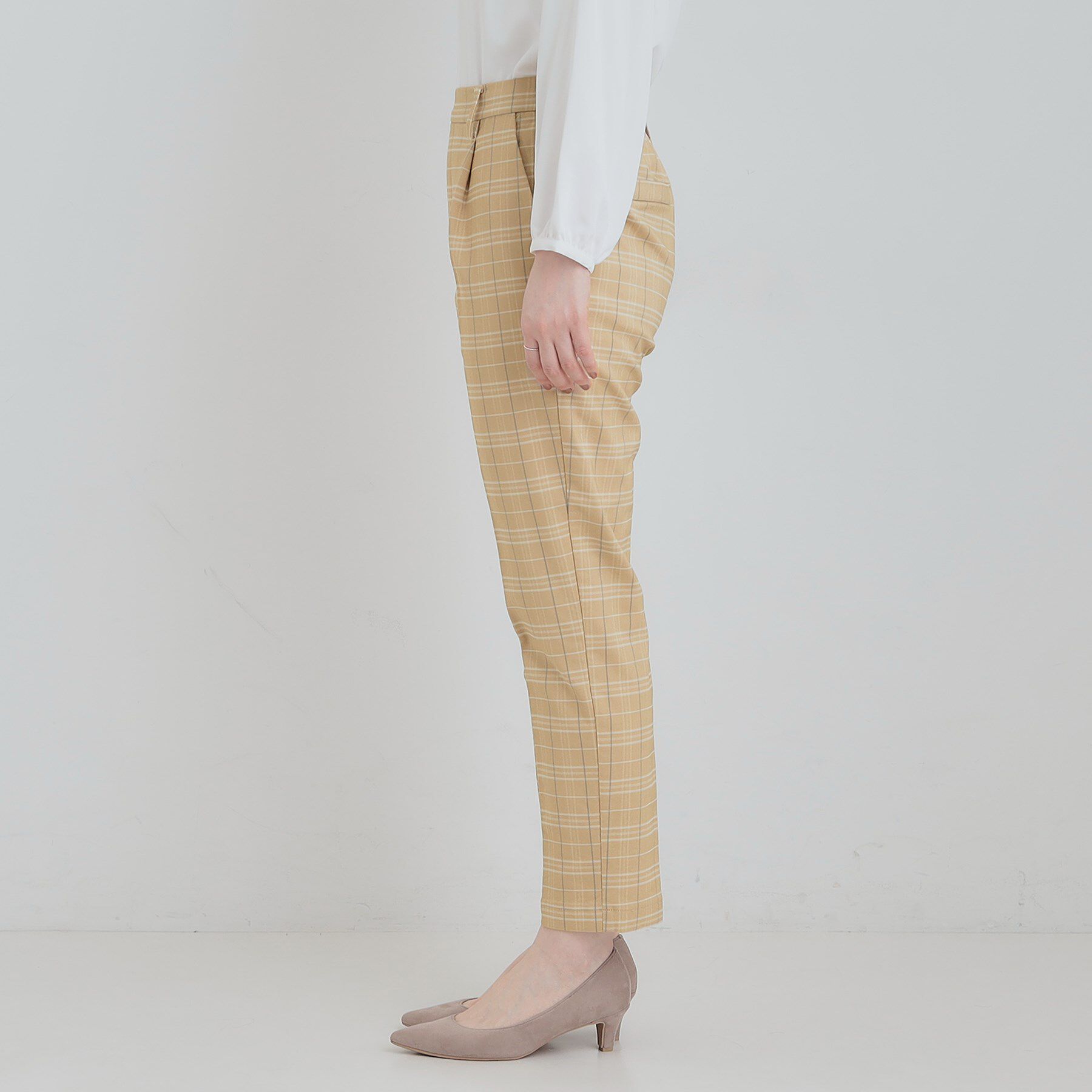 SHOO･LA･RUE「【洗濯機可/S-LL】すっきり上品に テーパードパンツ」|その他|