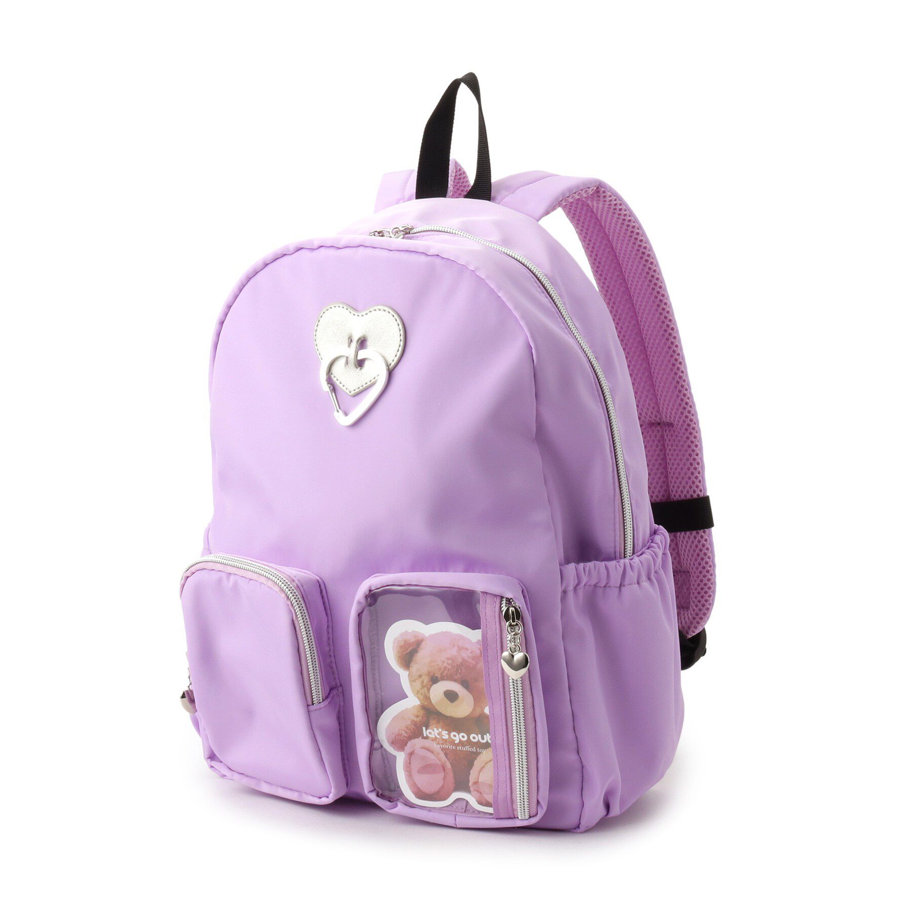 SHOO･LA･RUE「ハートカラビナリュック」|リュック|ラベンダー(080)