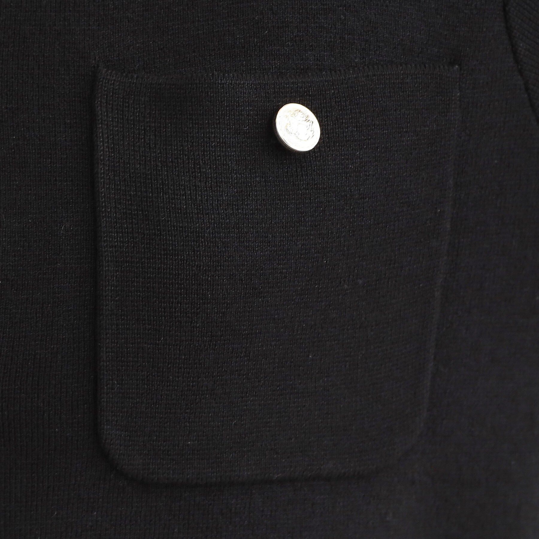 SHOO･LA･RUE「【S-LL/洗濯機可】金ボタン5分袖カーディガン」|カーディガン|