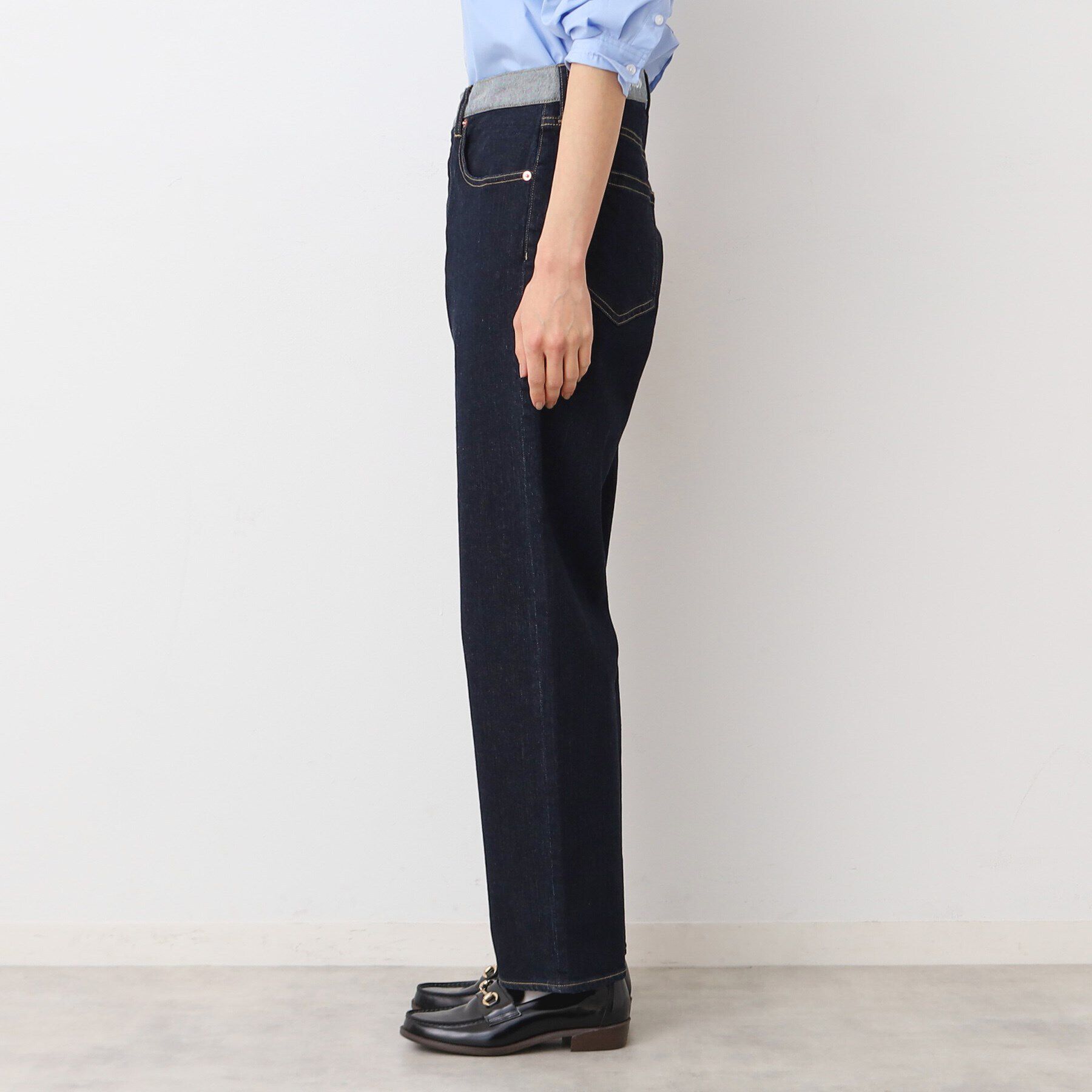 Dessin「【ユニセックス・洗える】テーパードデニムパンツ」|その他|