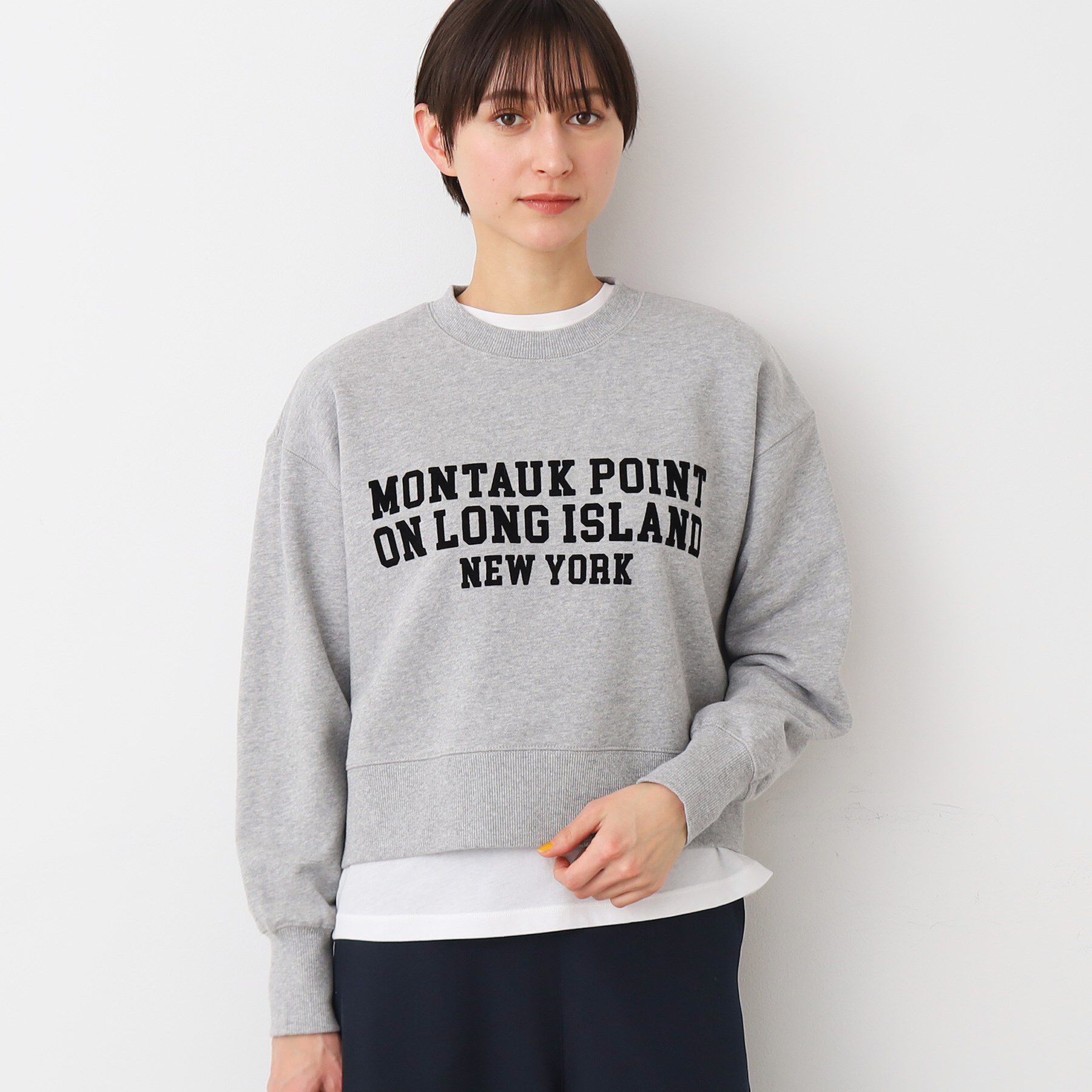 Dessin「【洗える】ロゴスウェット（S～L）」|Tシャツ・カットソー|グレー(012)