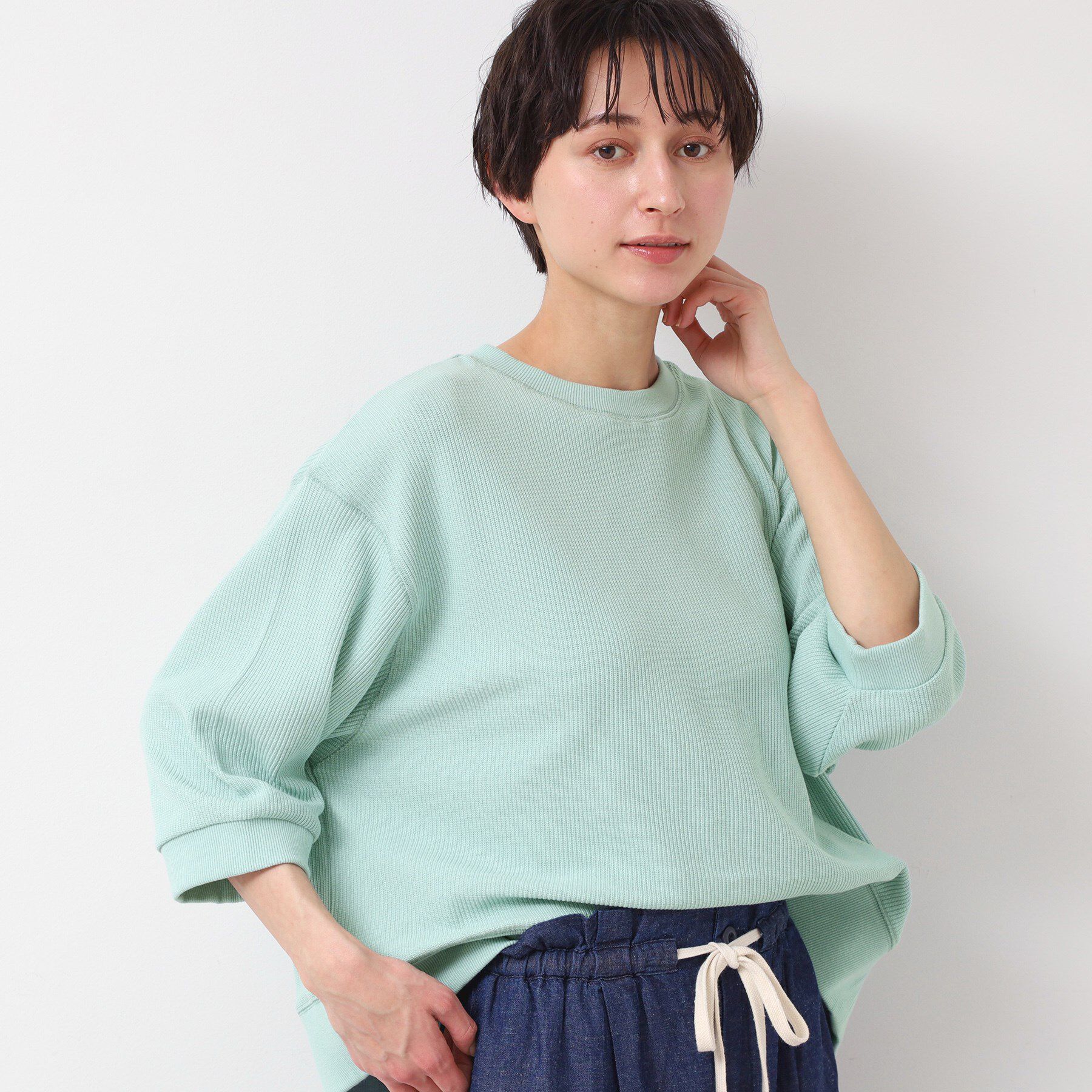 Dessin「【洗える】クルーネックカットソー」|Tシャツ・カットソー|