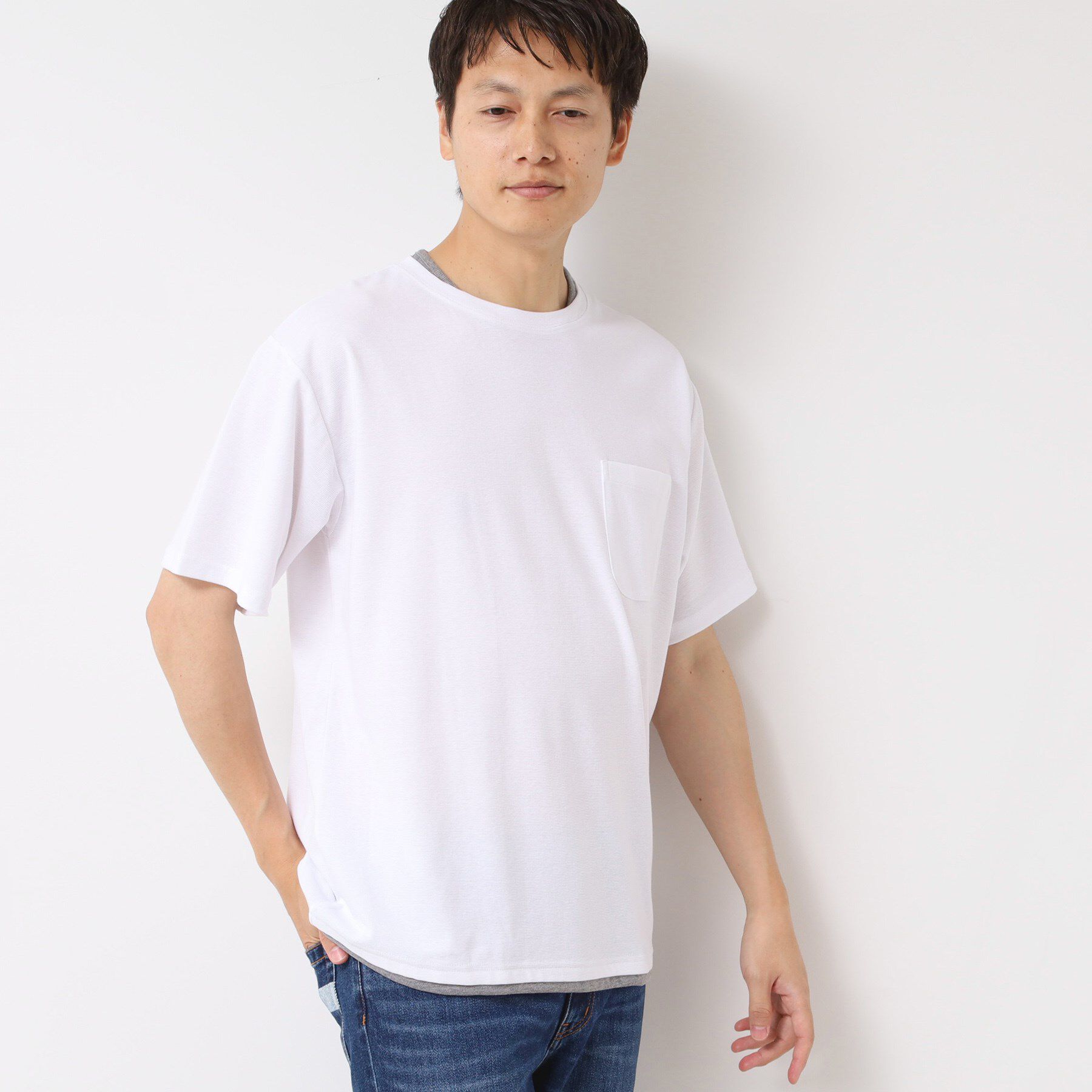 Dessin「レイヤードライクTシャツ」|Tシャツ・カットソー|