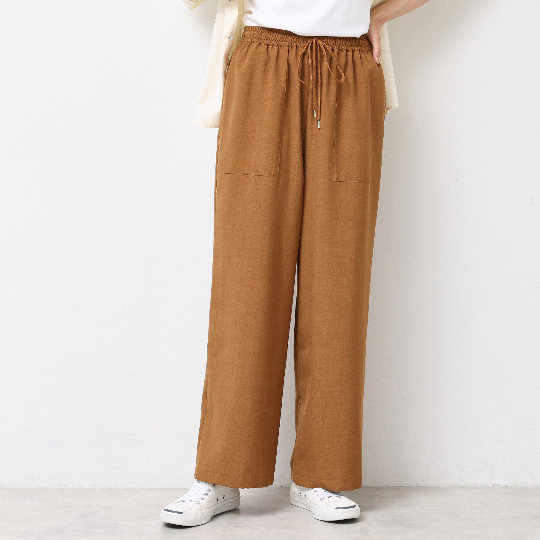 Dessin「【ウエストゴム・洗える】アウトポケットワイドパンツ（XS～L）」|その他|