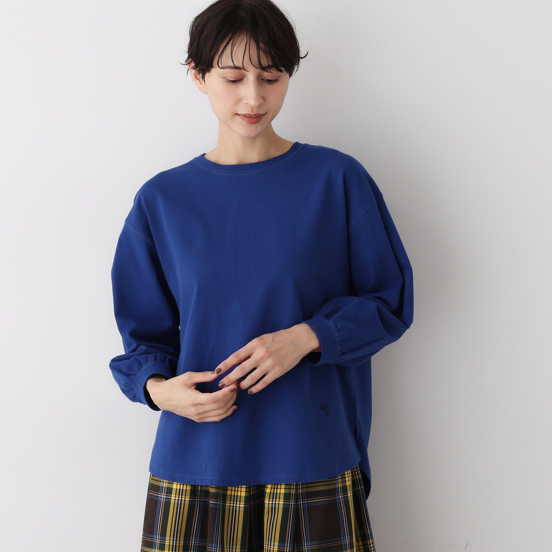 Dessin「【360度可愛い・洗える】バックヘンリーカットソー」|Tシャツ・カットソー|