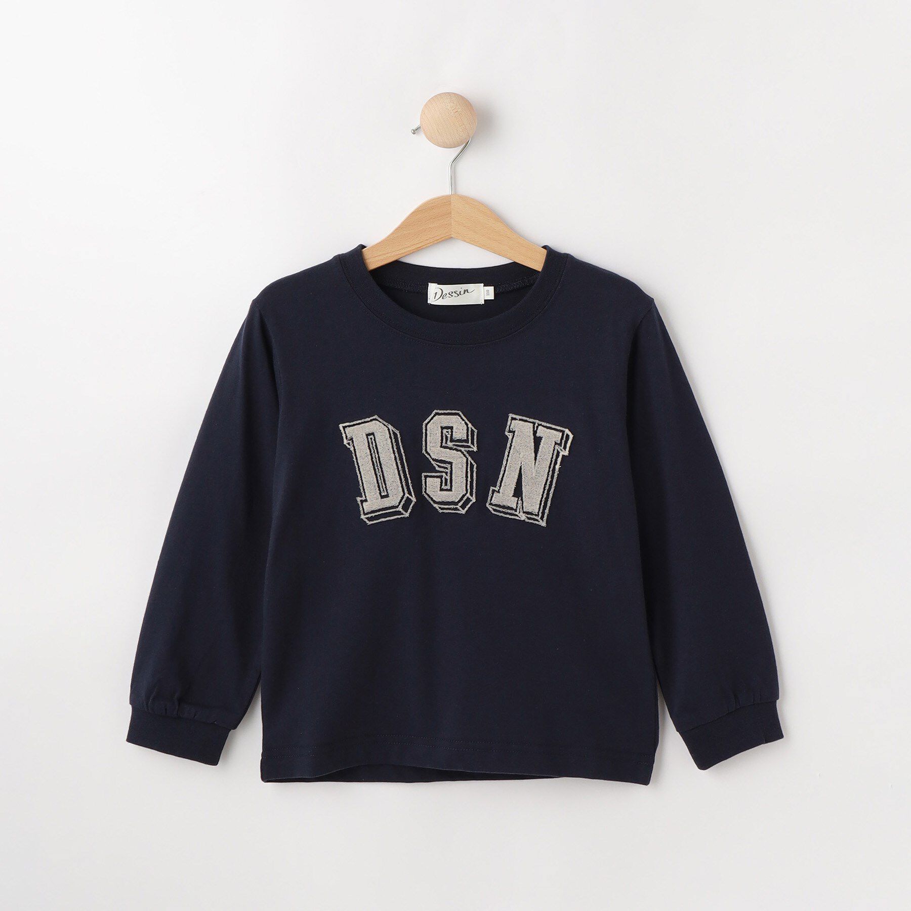 Dessin「【リンクコーデ/洗える】ビッグロゴロンT」|Tシャツ・カットソー|