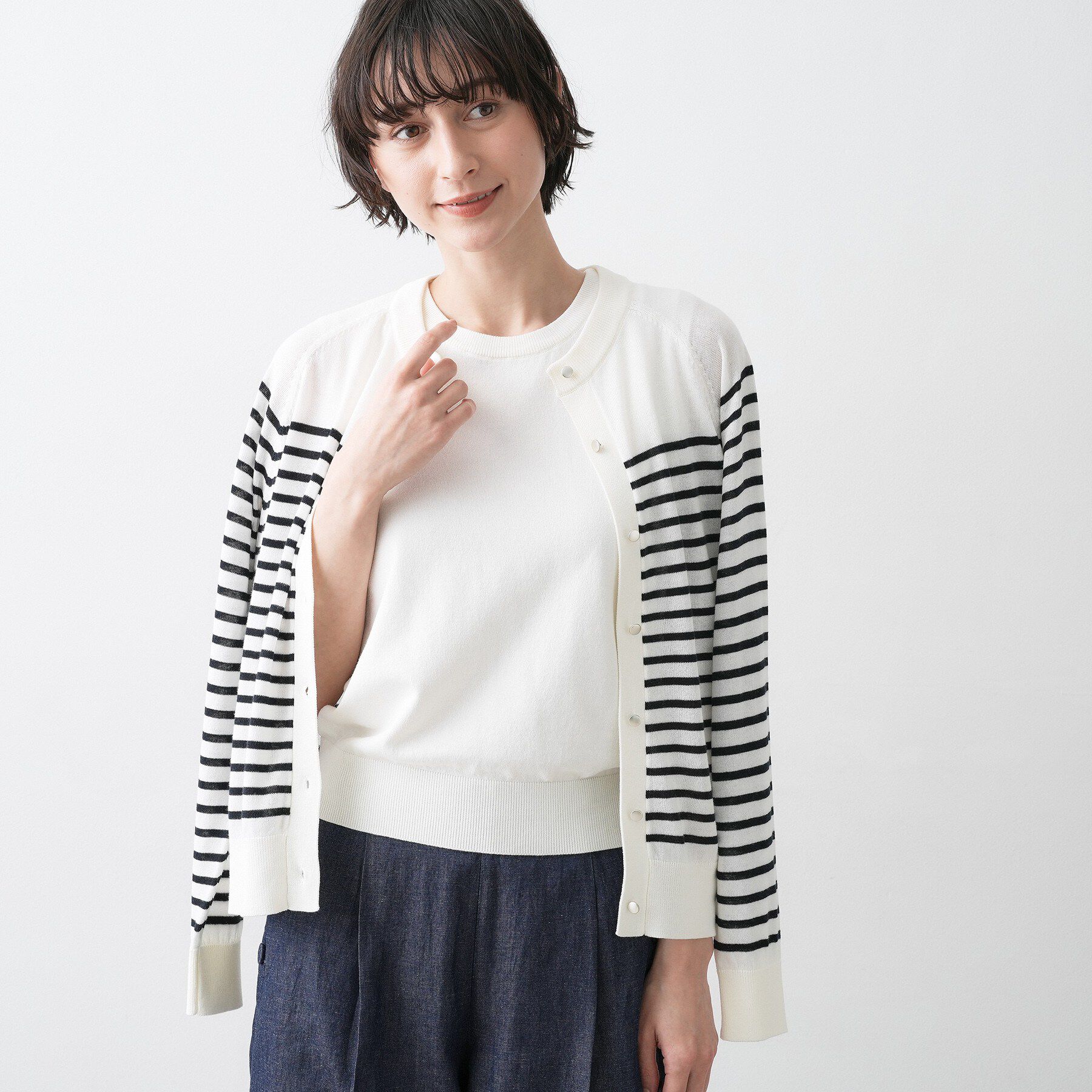 Dessin「【2点セット/洗える】アンサンブルニット」|ニット・セーター|