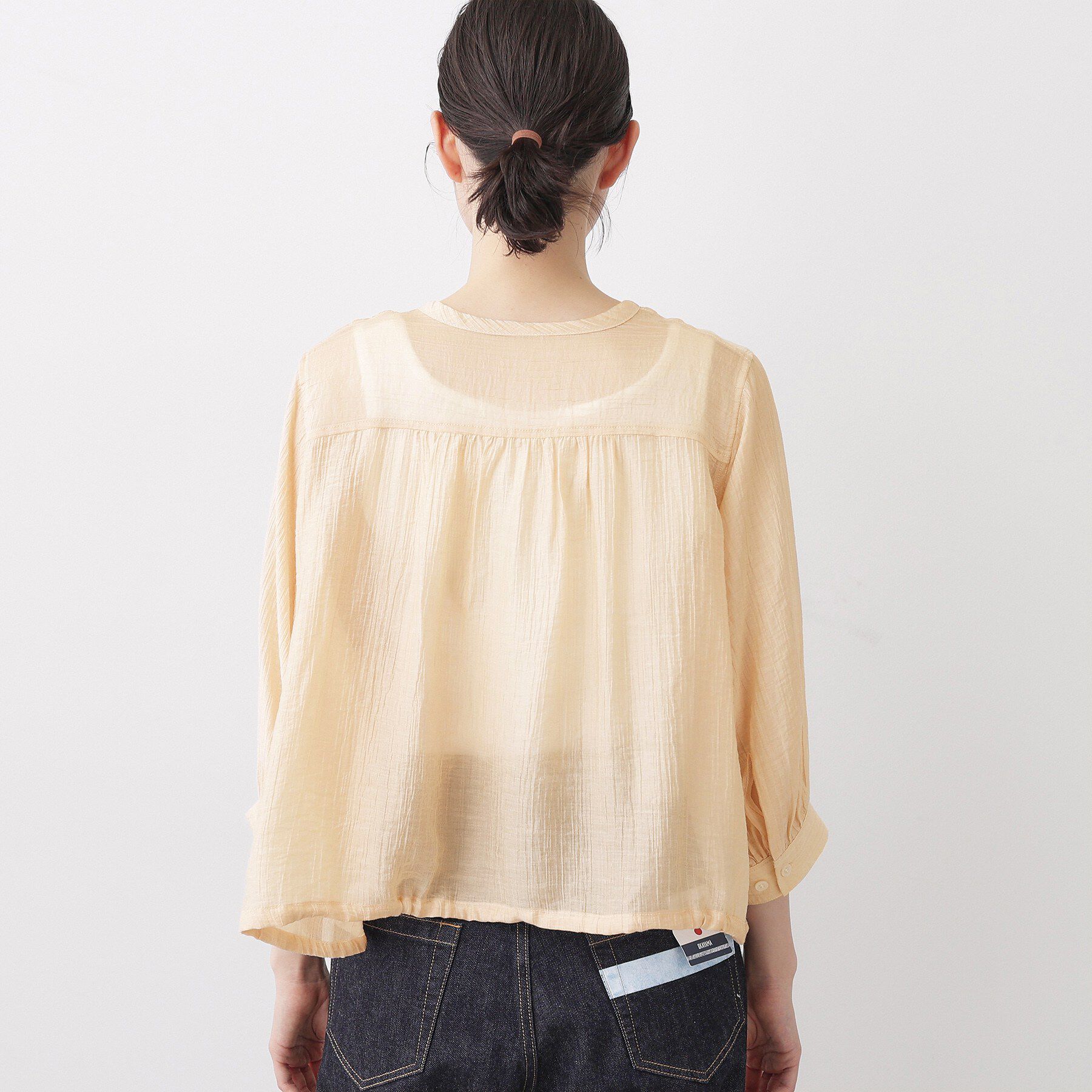 Dessin「【洗える】シアードロストブラウス」|シャツ・ブラウス|