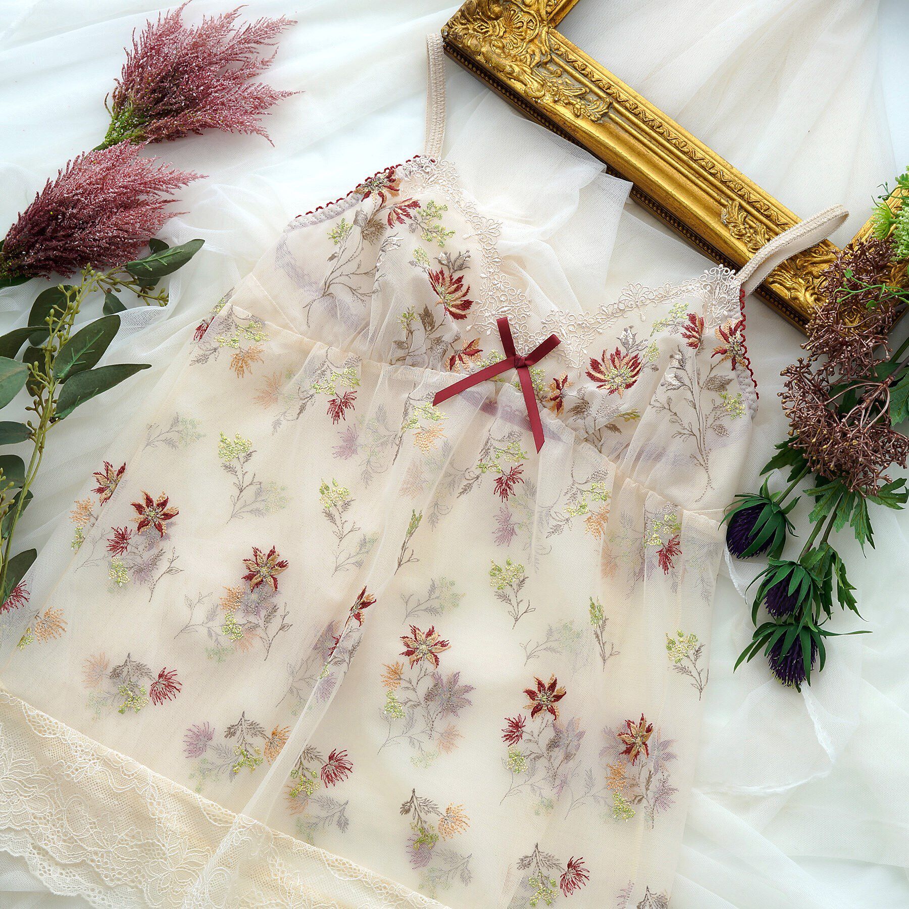 Risa Magli「フレデリカ キャミソール」|キャミソール|ベージュ(052)