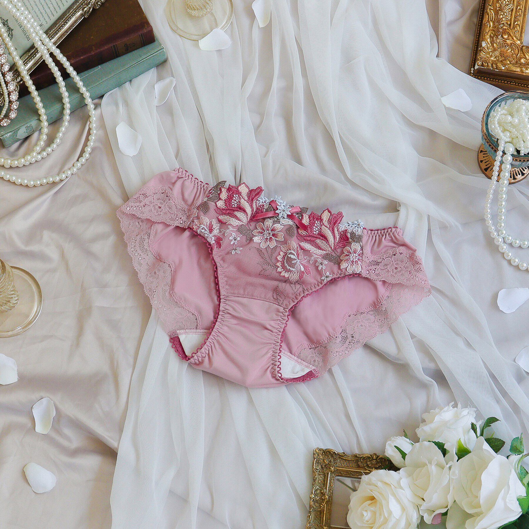 Risa Magli「アデラ サニタリーショーツ」|インナー|ローズ(062)