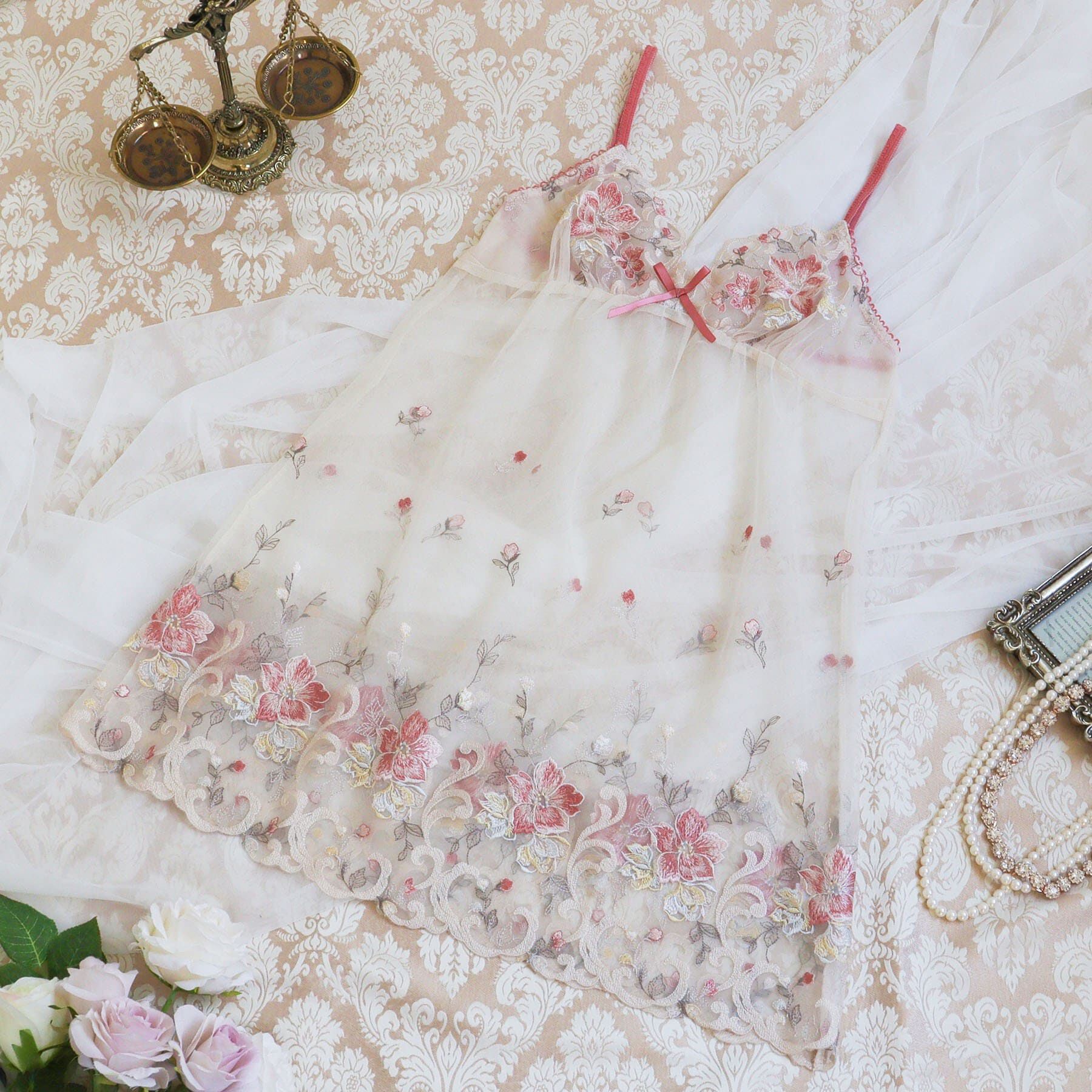 Risa Magli「エリオット スリップ」|キャミソール|オレンジ(065)