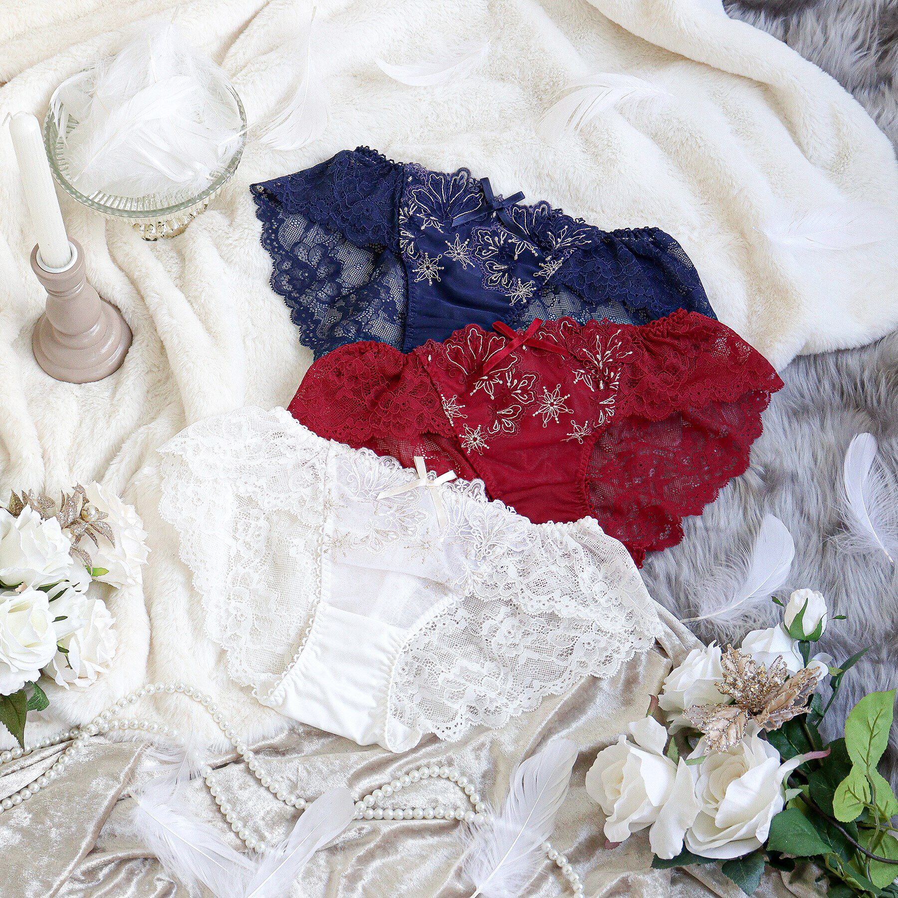 Risa Magli「カロリーネ レースショーツ」|インナー|