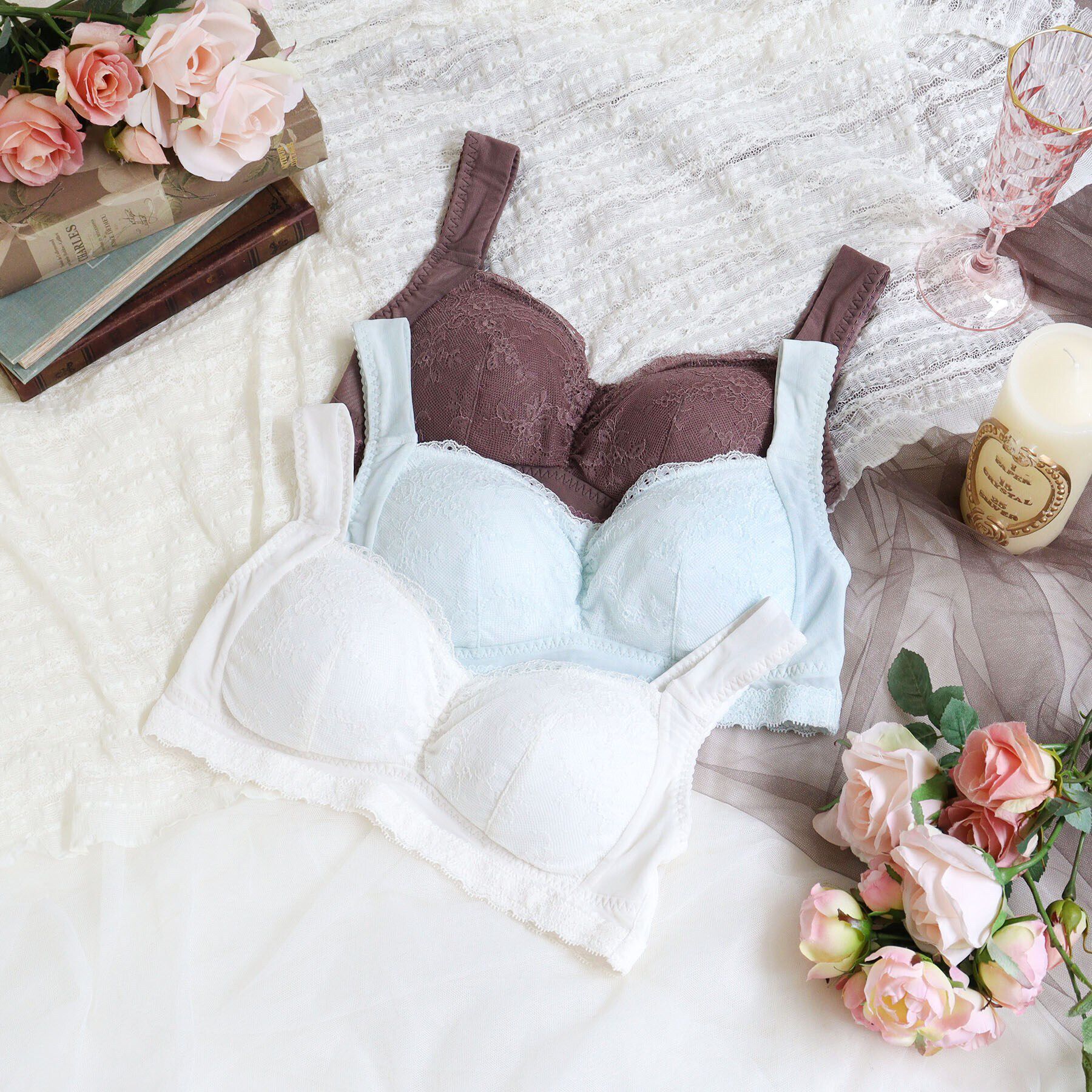 Risa Magli「リア おやすみブラ（3L）」|インナー|